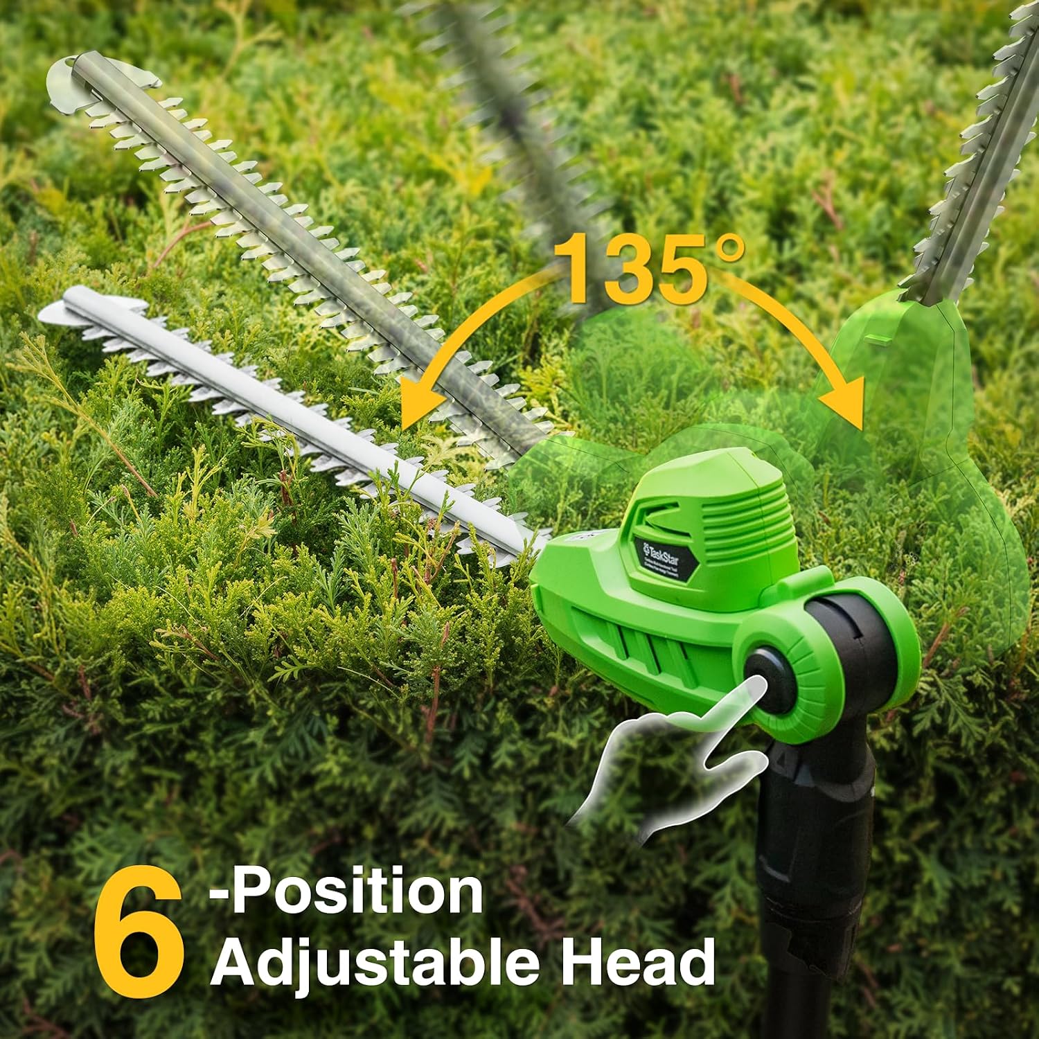 Detalle de TaskStar Pole Hedge Trimmer 20V