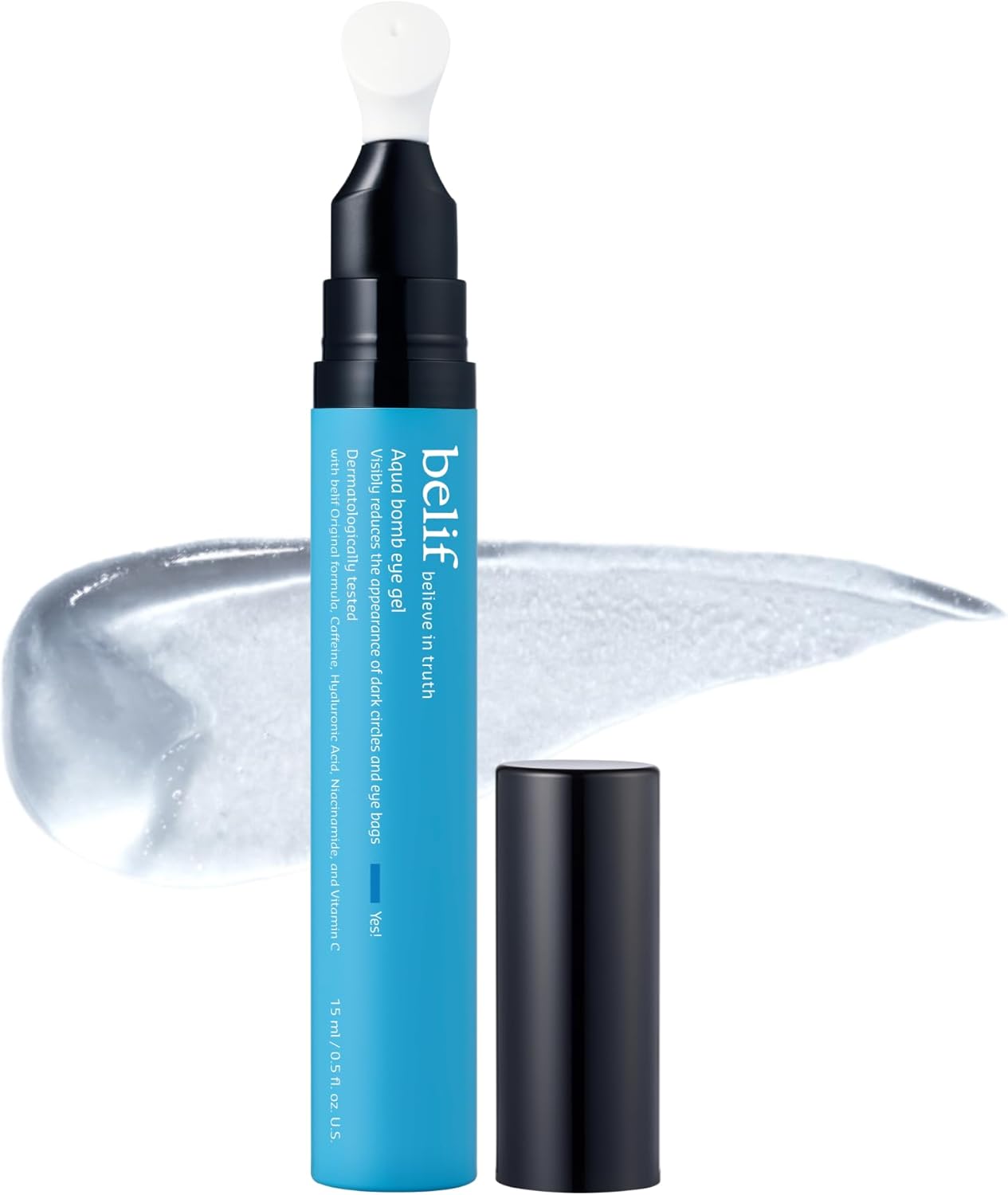 Detalle de belif Aqua Bomb Cooling Eye Gel: gels a base di caffeina e acido ialuronico per occhi freschi
