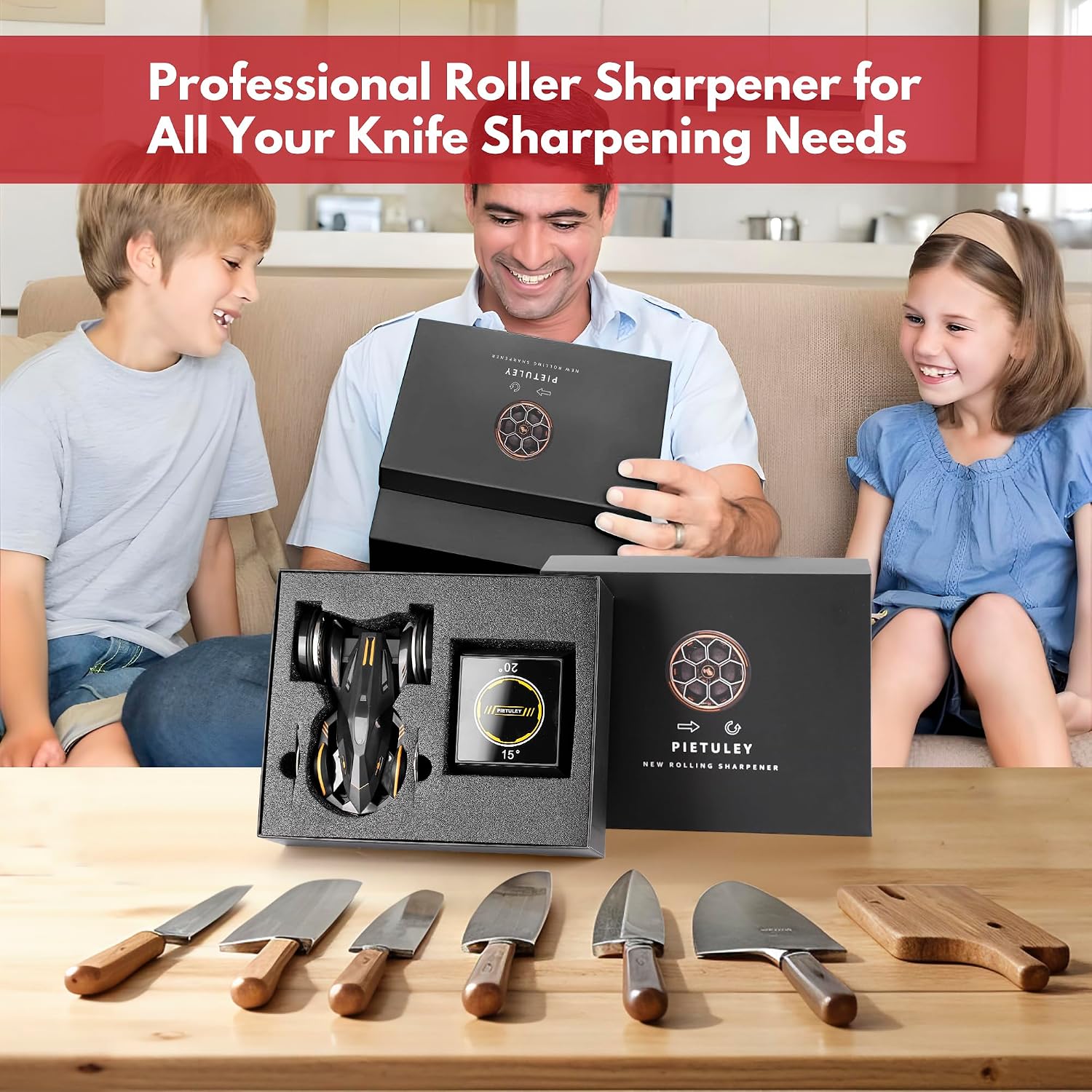 Thumbnail 6 de Pietuley Rolling Knife Sharpener kit