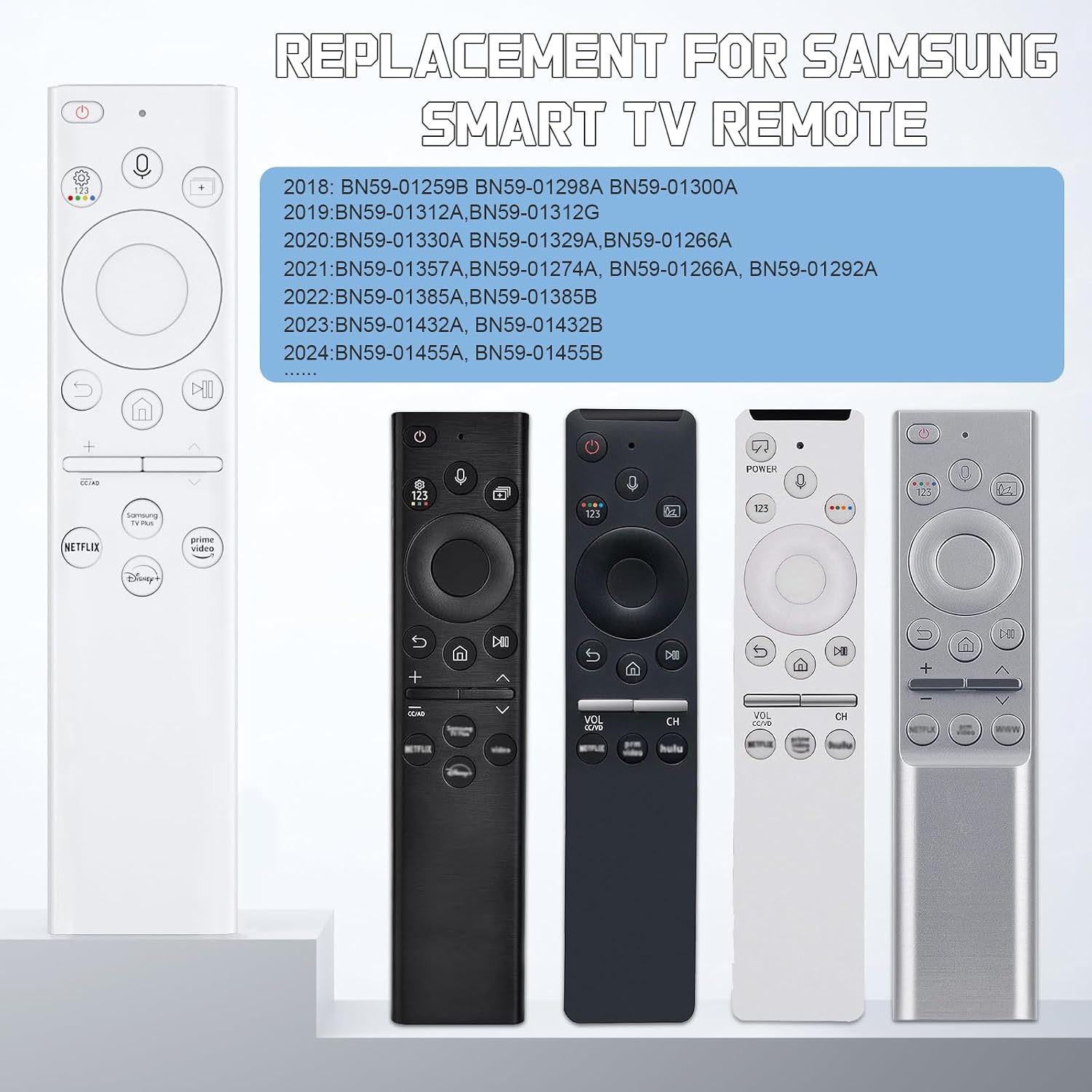Thumbnail 2 de Liokoc BN59-01391A Samsung TV Remote with Bluetooth Voice Control and App Shortcuts