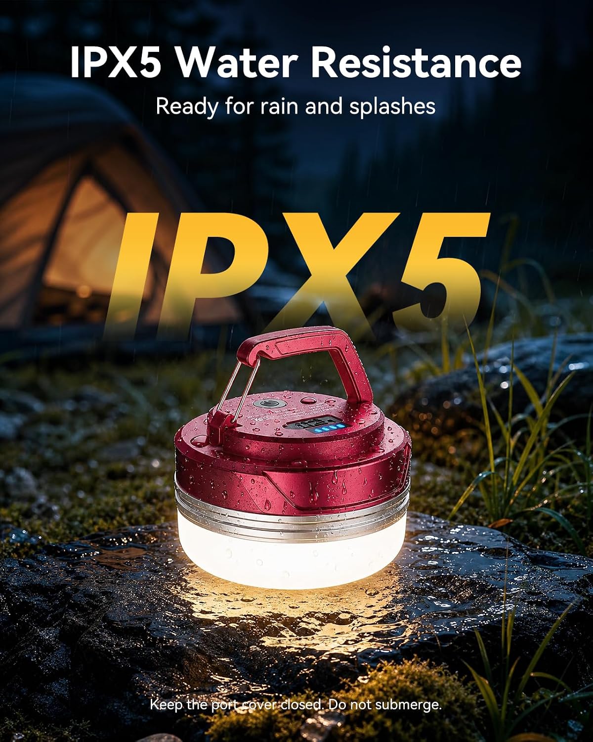 Thumbnail 4 de AODHGR CC00 Camping Lantern, USB-C Rechargeable Magnetic Light with 7 Modes