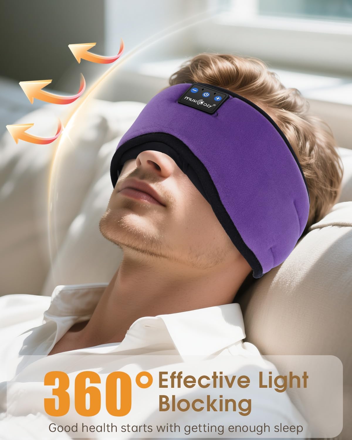 Thumbnail 3 de MUSICOZY Bluetooth Sleep Mask Headphones 16H
