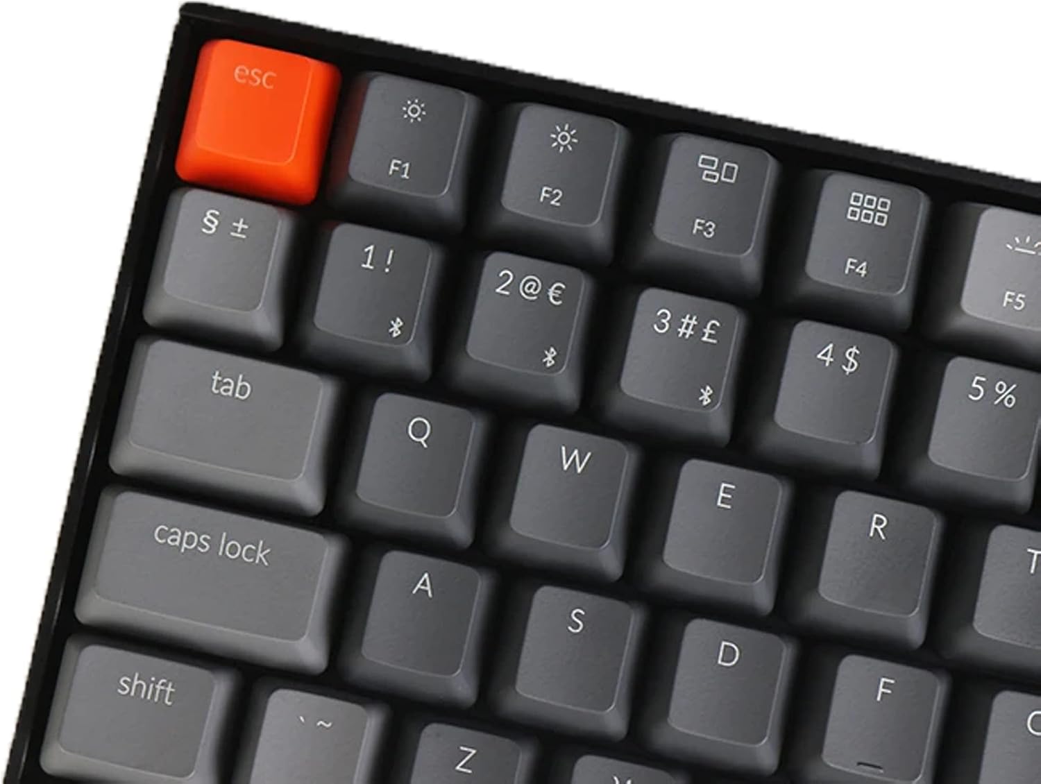 Detalle de Keychron K2 Wireless Bluetooth/USB Wired Gaming Mechanical Keyboard (84-key ISO-UK) with Gateron Red Switches