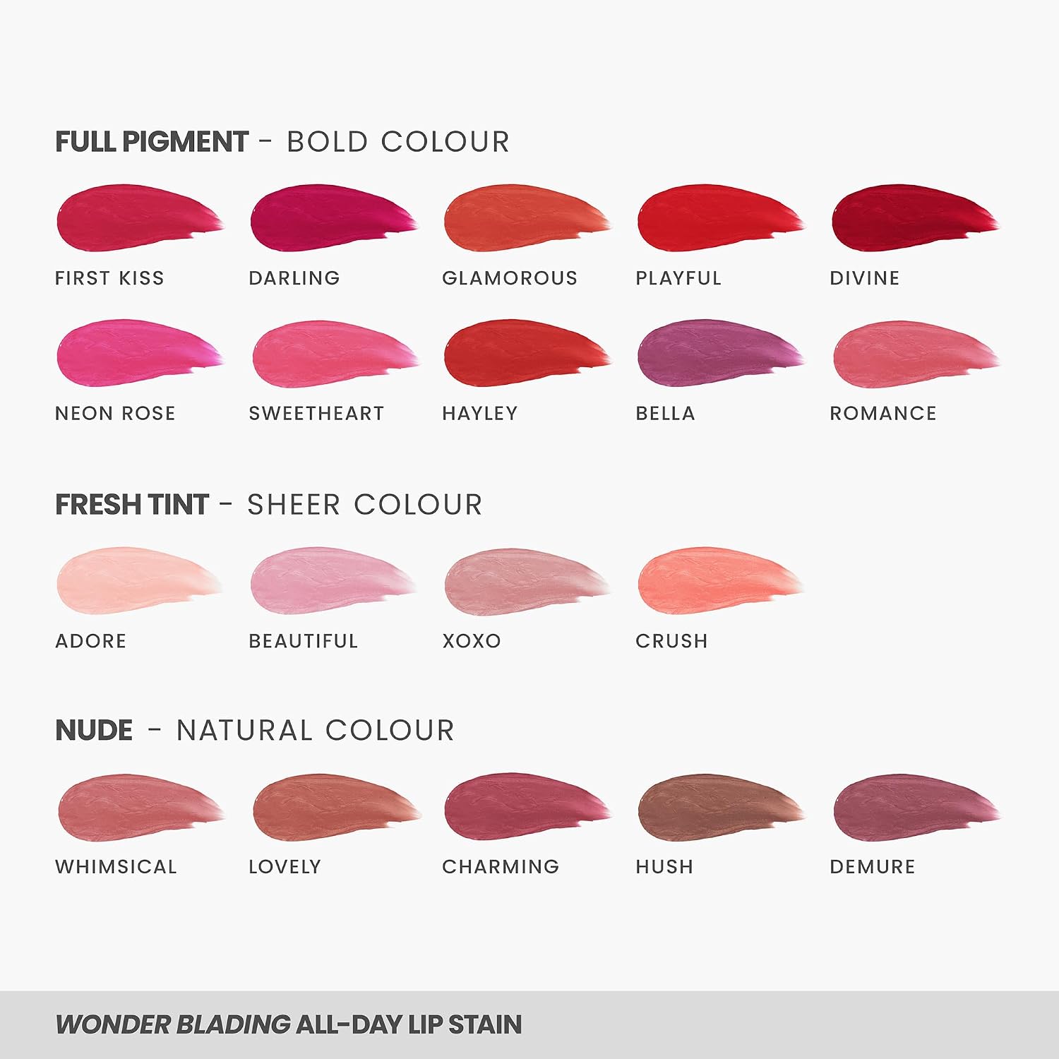 Thumbnail 4 de Wonderskin Lip Stain – Long Lasting, Waterproof, Lip Tint Peel Off Masque