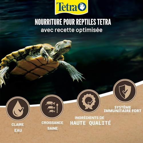 Detalle de Tetra Tortoise Nourriture Tortues Terrestres 500 ml – croissance naturelle et défense immunitaire