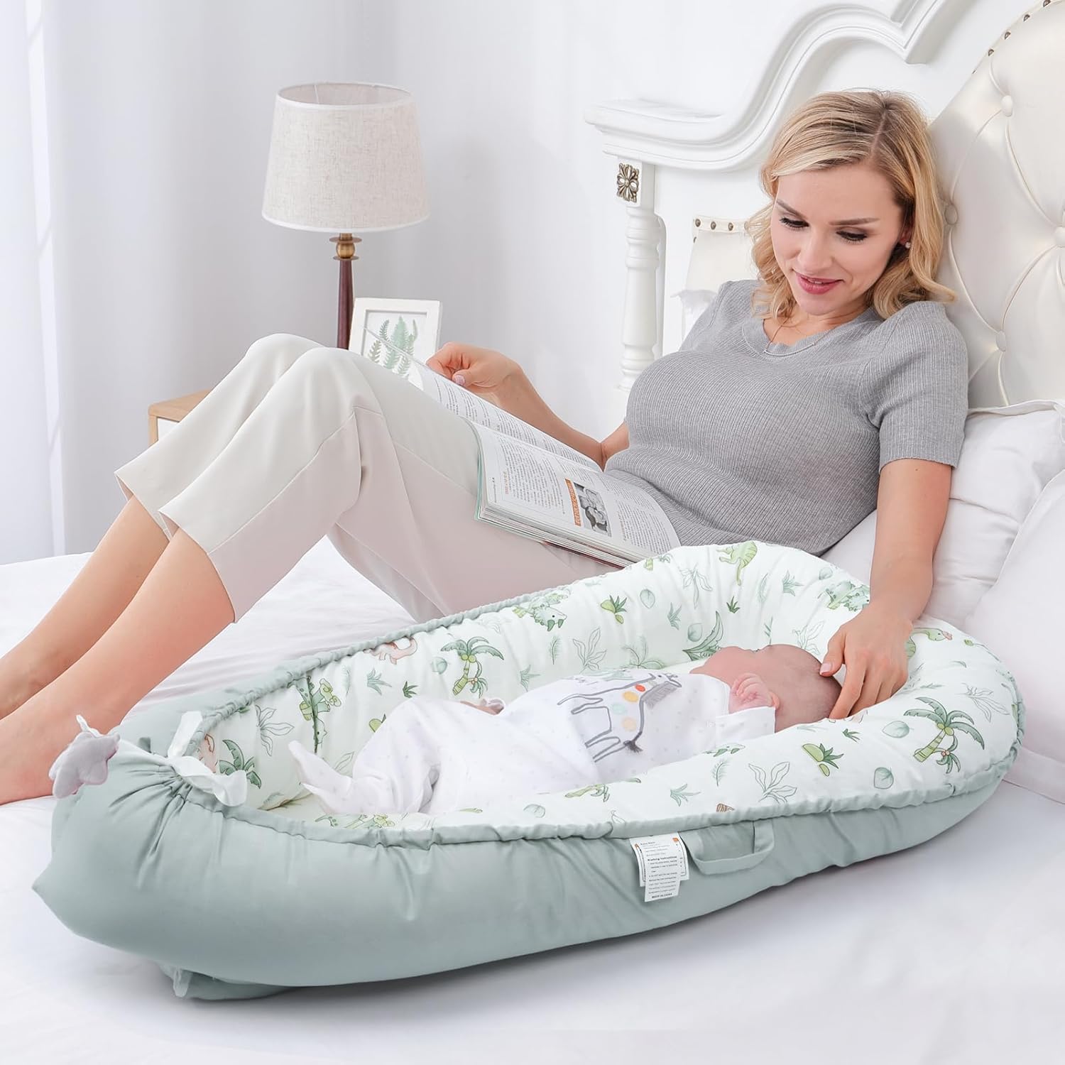 Thumbnail 1 de Wdmiya Baby Nest Pod for Newborn 0-12 Months Dinosaurs