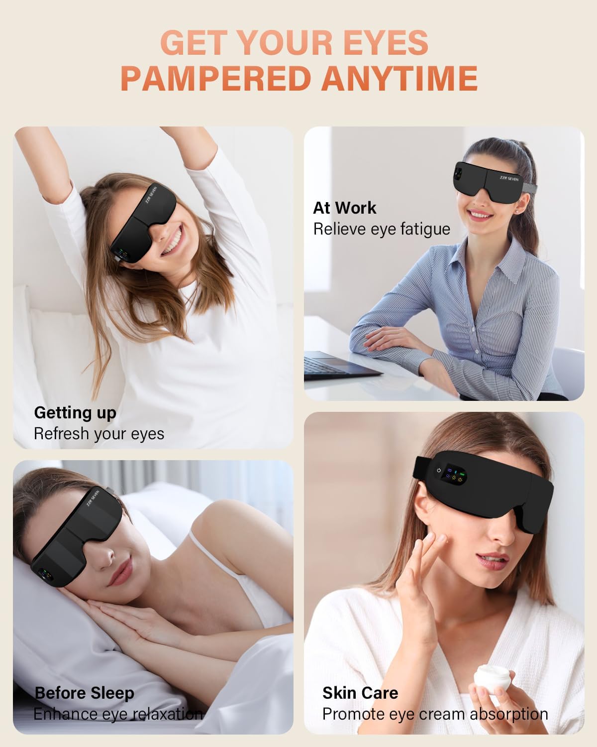 Thumbnail 5 de ZZR SEVEN Eye Massager, 7 Heating Modes