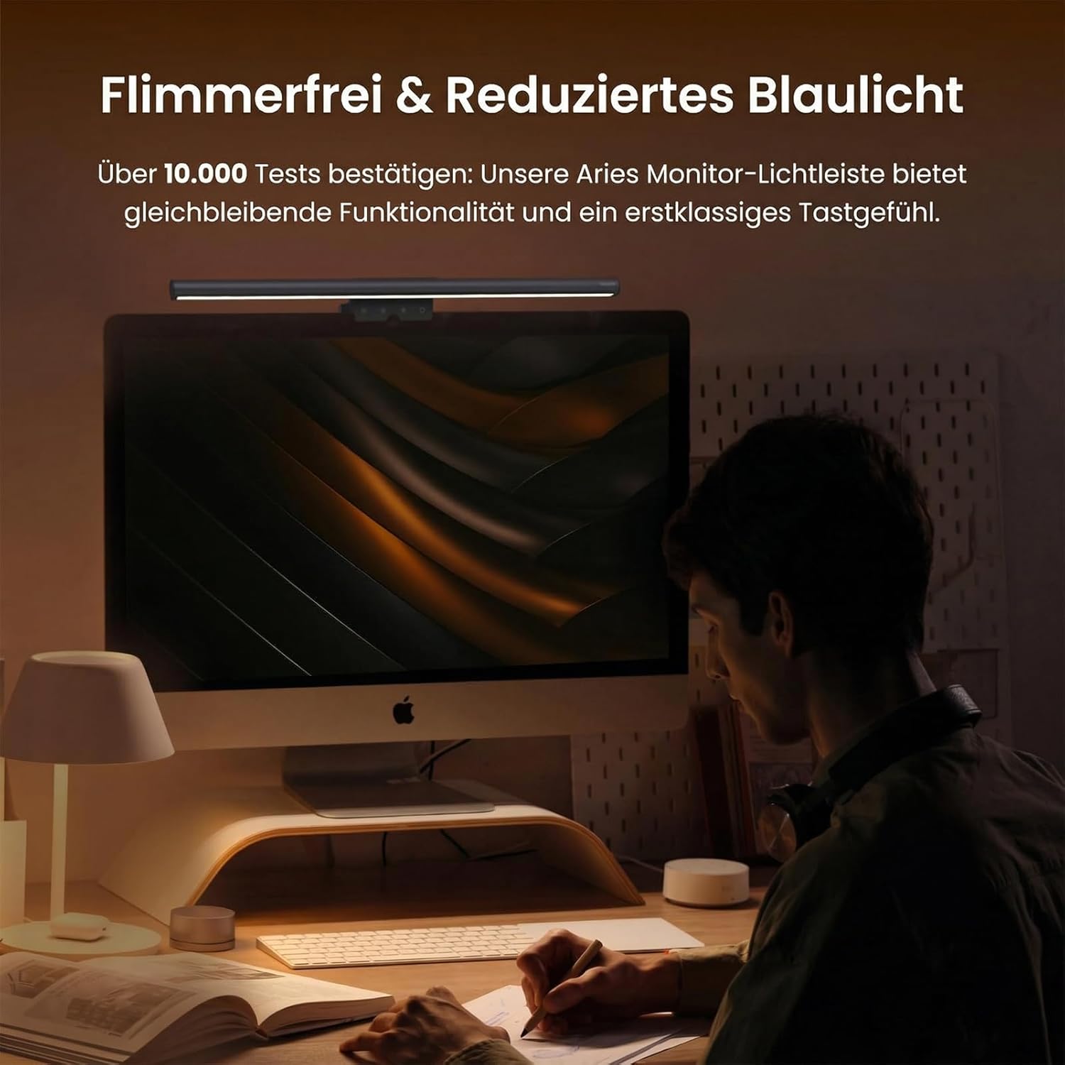 Detalle 2 de Yeelight Monitor Lampe LED mit Fernbedienung & Touch Control – 40 cm Lichtleiste für den Bildschirm