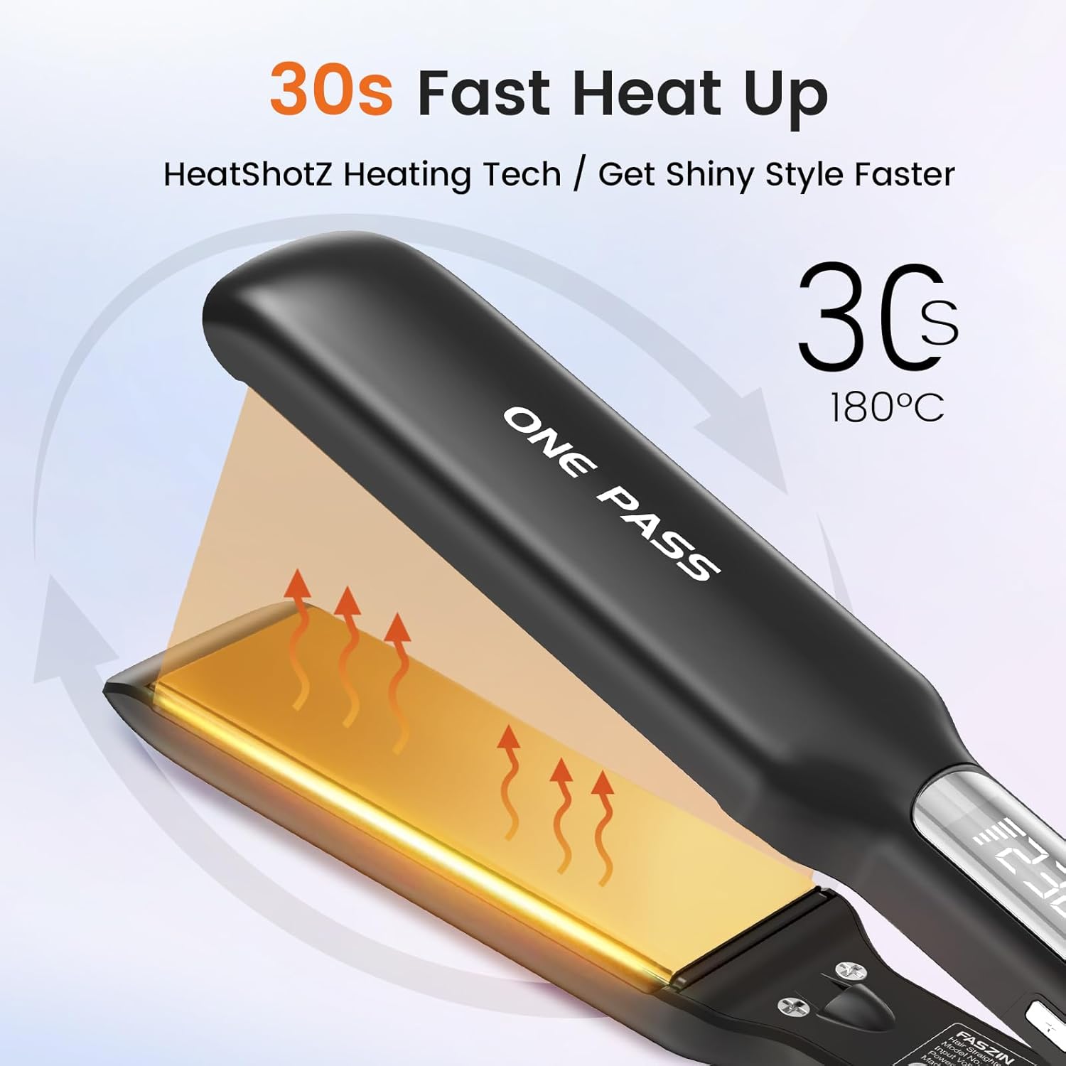 Thumbnail 2 de Faszin Professional 42mm Titanium Straightener 11 temps 💇♀