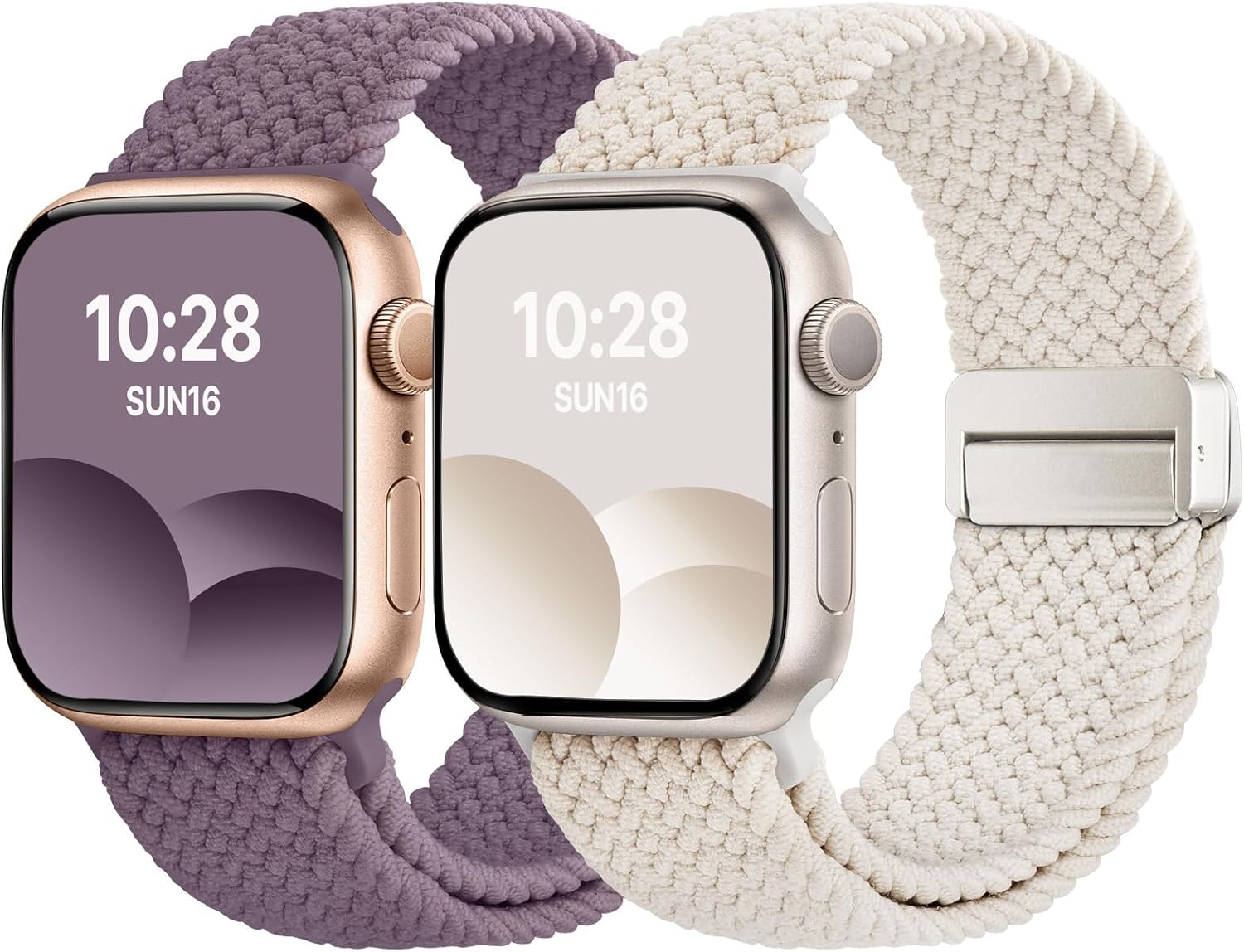 Detalle de Fullmosa Braided Nylon Strap for Apple Watch (Magnetic clasp, 46mm/44mm/45mm/42mm/49mm)