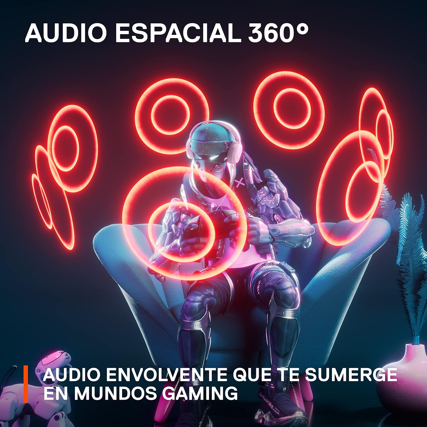 Thumbnail 4 de SteelSeries Arctis Nova 1P cascos PS5 audio 360°