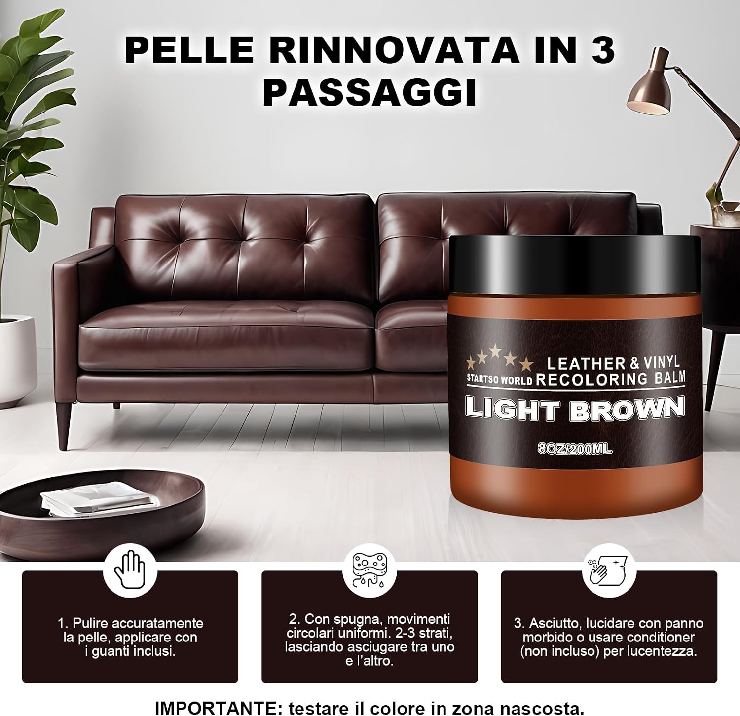 Thumbnail 5 de STARTSO WORLD Kit di Riparazione per Pelle 1 kit