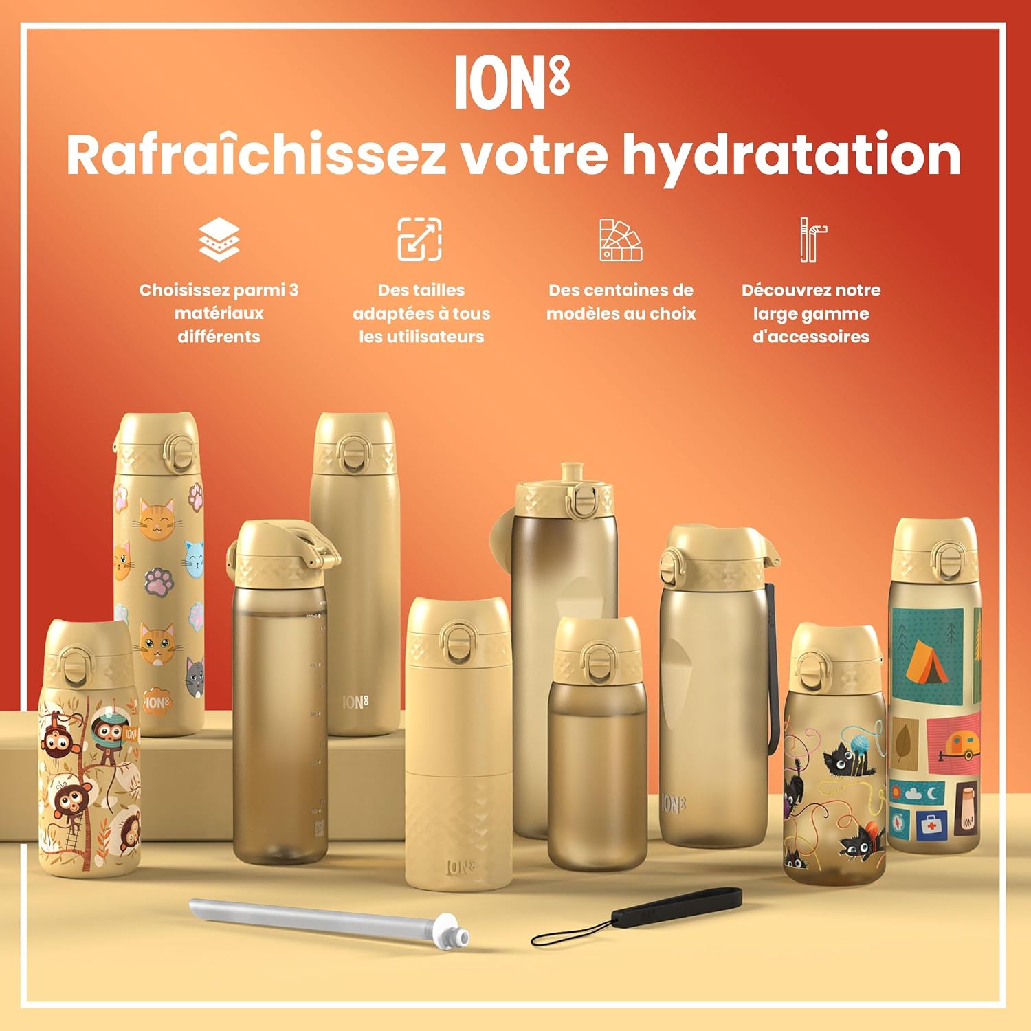 Thumbnail 6 de ion8 Gourde Inox Léger 1 Litre