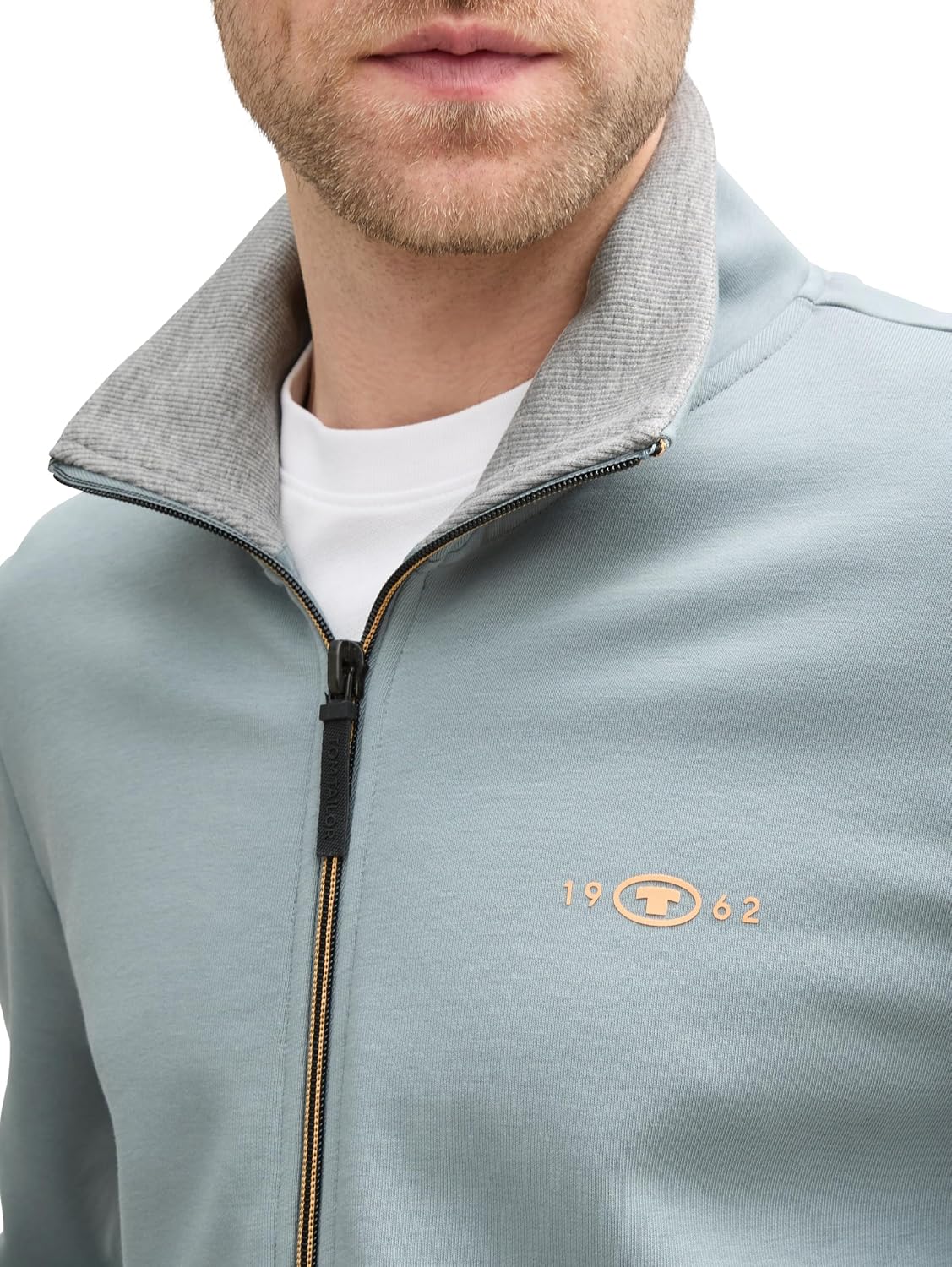 Detalle de Tom Tailor 1045645 maglia da tuta da uomo a maniche lunghe (confezione da 1)