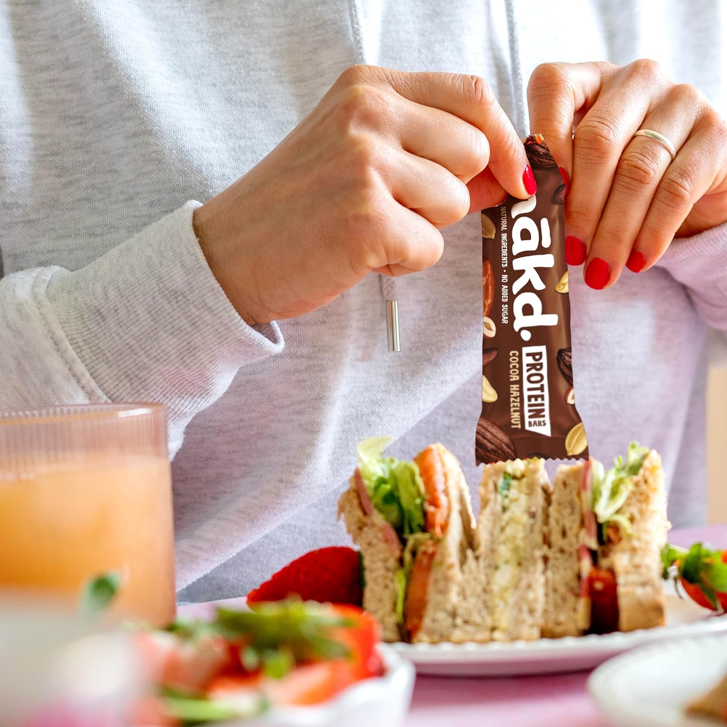 Thumbnail 5 de Nākd. Protein Cacao Nocciola – Barre Proteiche con 7 g di proteine vegetali