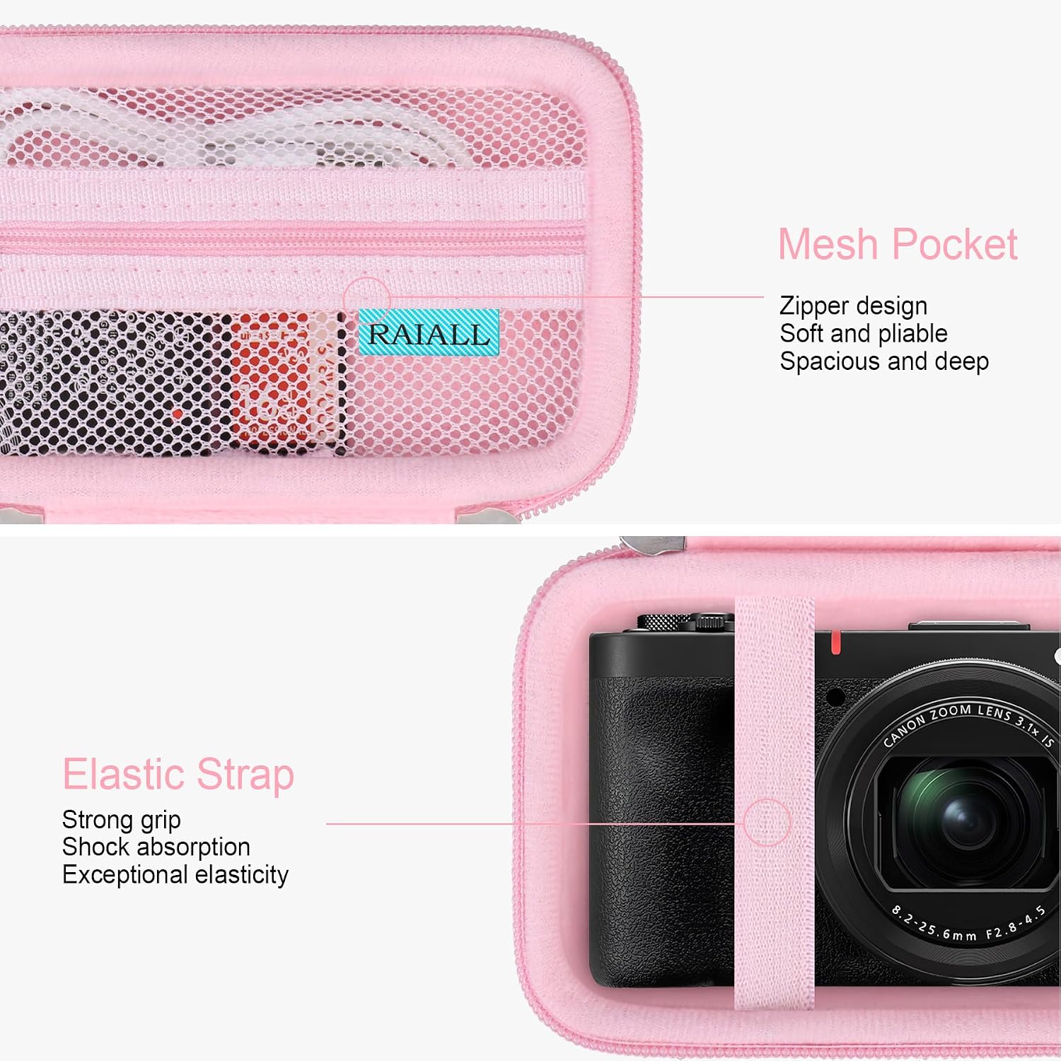 Detalle 2 de RAIALL Camera Case for Canon PowerShot V1