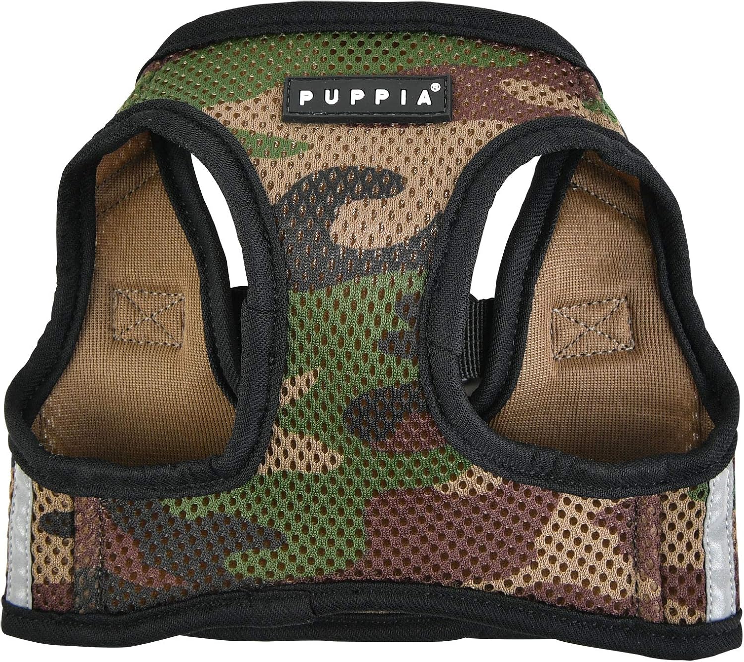 Detalle de Puppia Soft Vest Harness PRO – szelki kamizelkowe dla psa XL, Camo, Air-Mesh