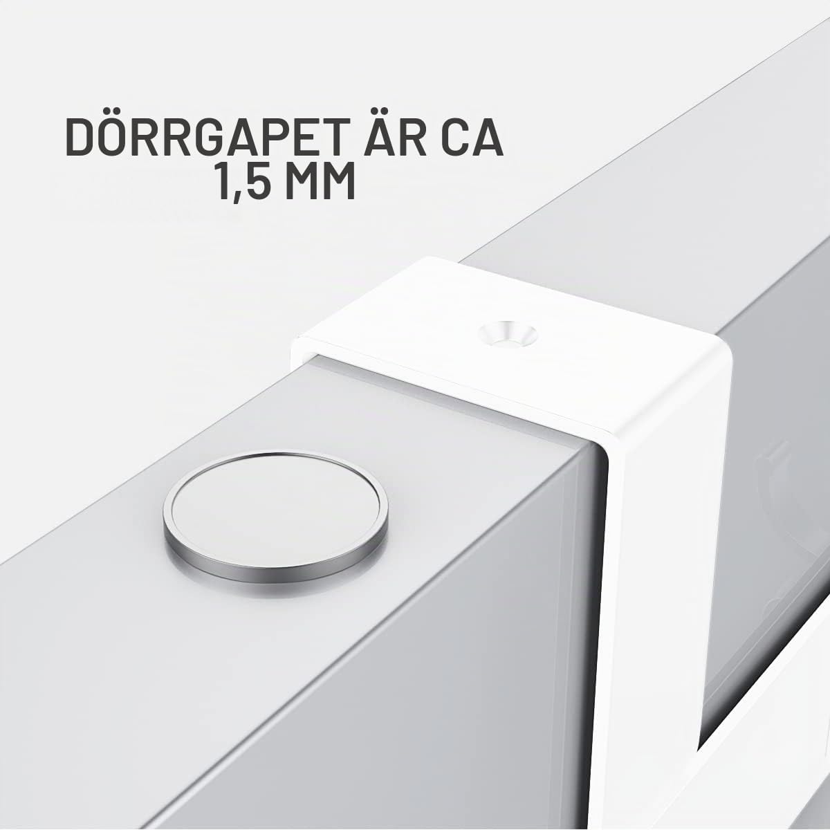 Detalle 2 de Anjuer white 6 fanggou dörrhängare med sex krokar i borstad aluminium