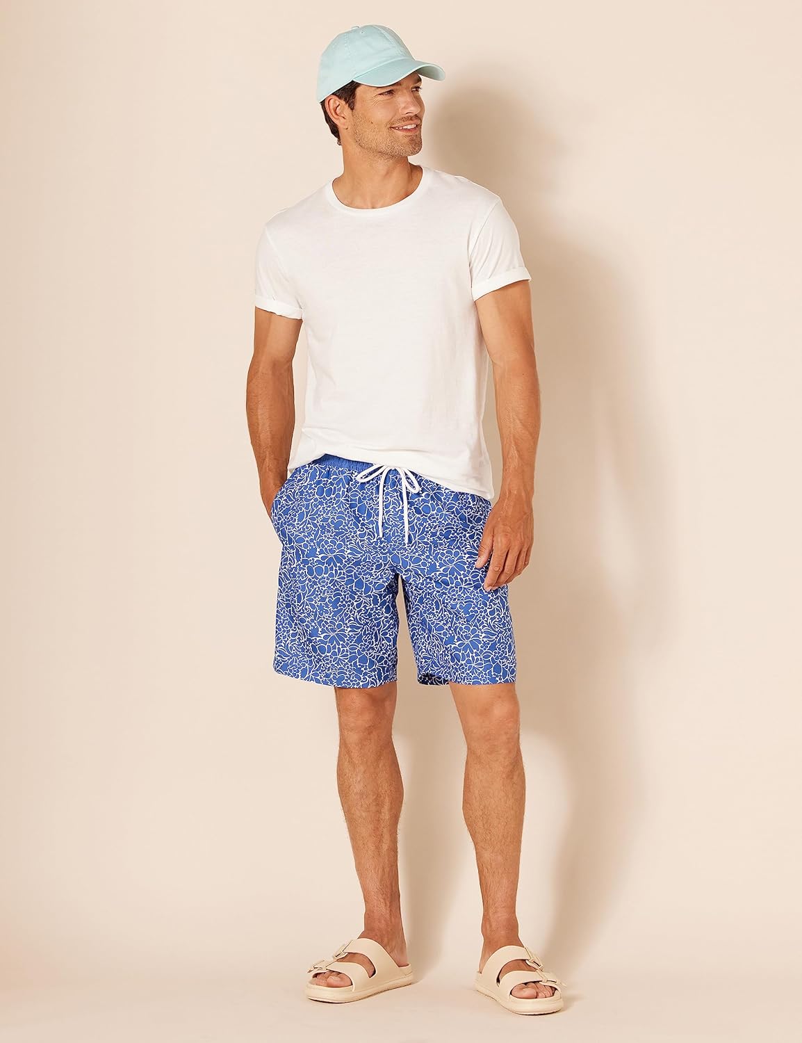 Thumbnail 2 de Amazon Essentials Herren 23cm Badehose mit Netzfutter, Taschen und Kordelzugverschluss