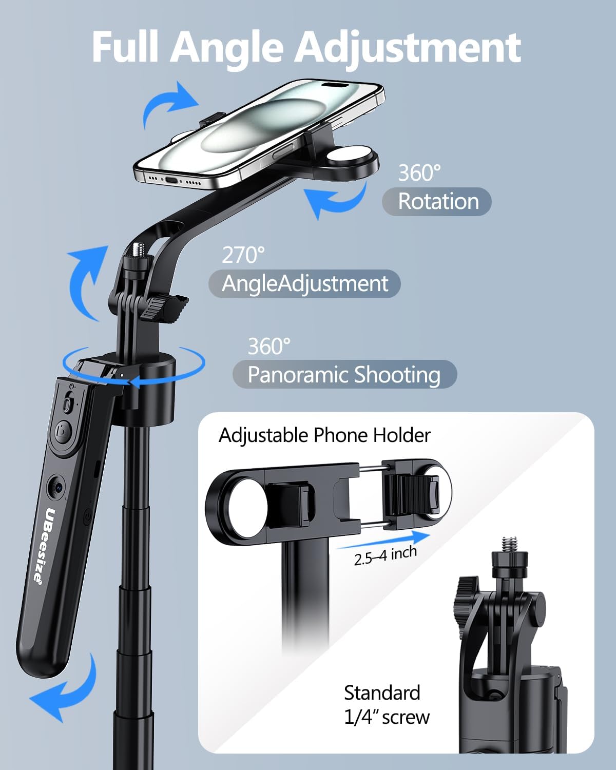 Detalle 2 de UBeesize 70'' Auto Face Tracking Tripod