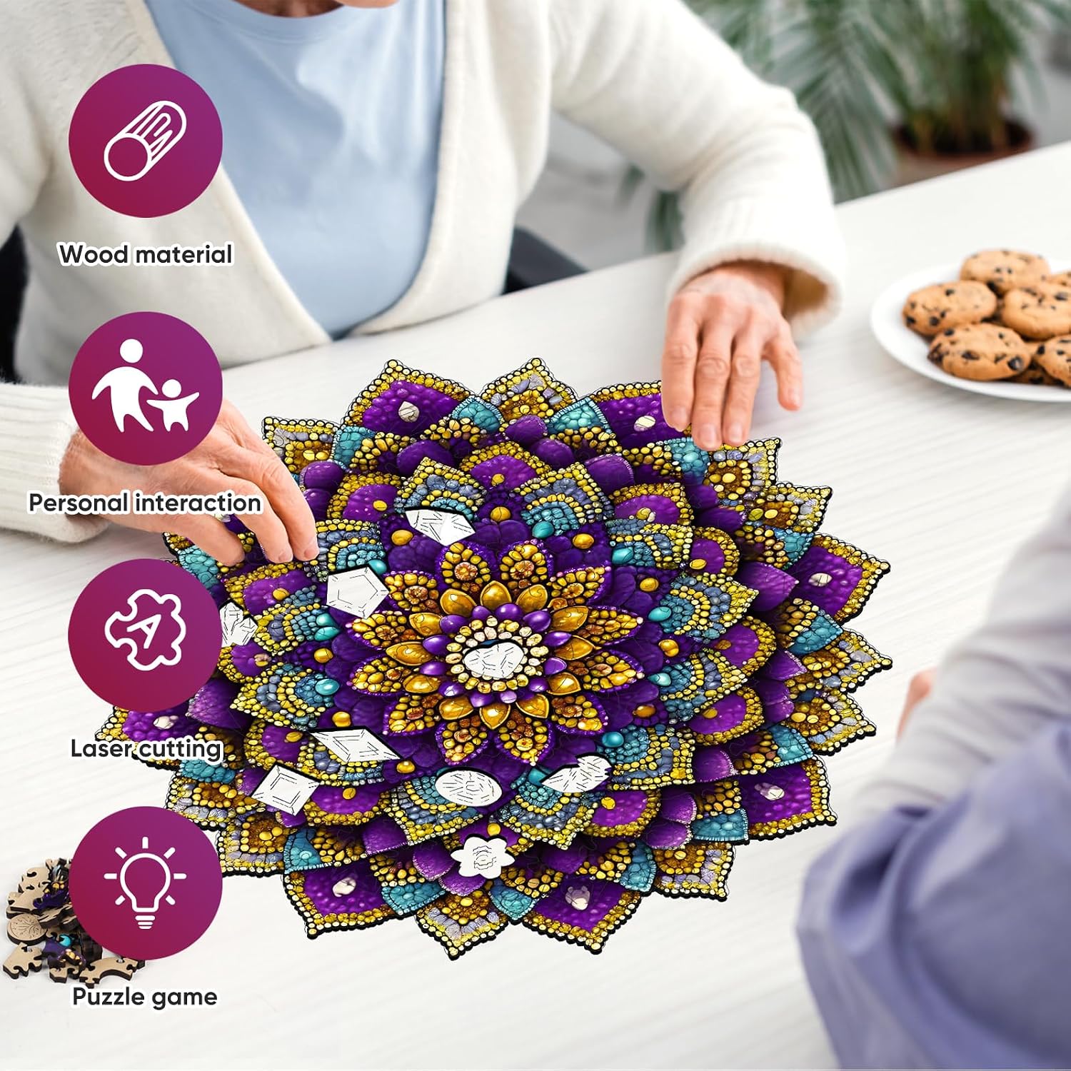 Detalle de MYS A·U·R Wooden Puzzle, 500 Pieces