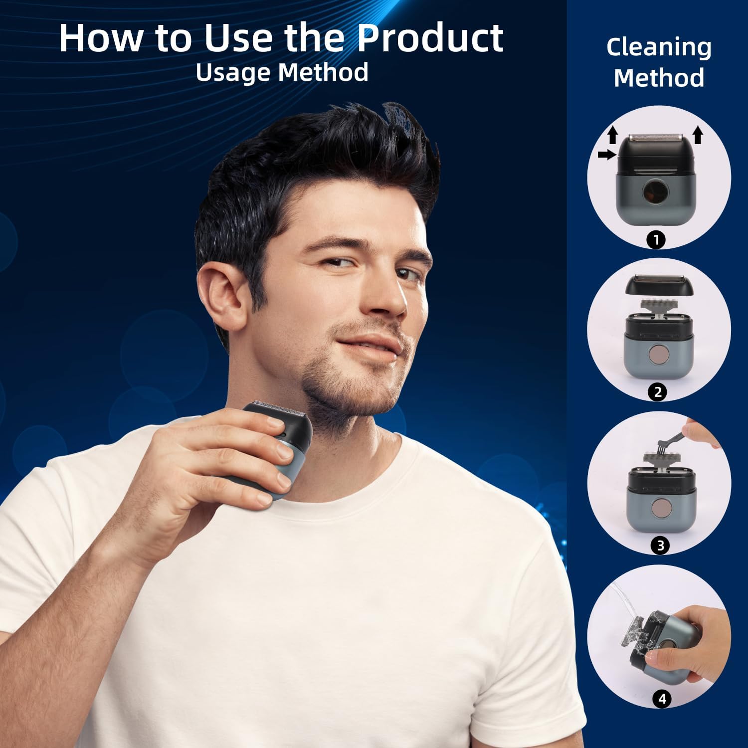 Thumbnail 5 de Foil Shaver for Men with USB-C Recharge, 8000RPM Motor, and IPX6 Wet & Dry
