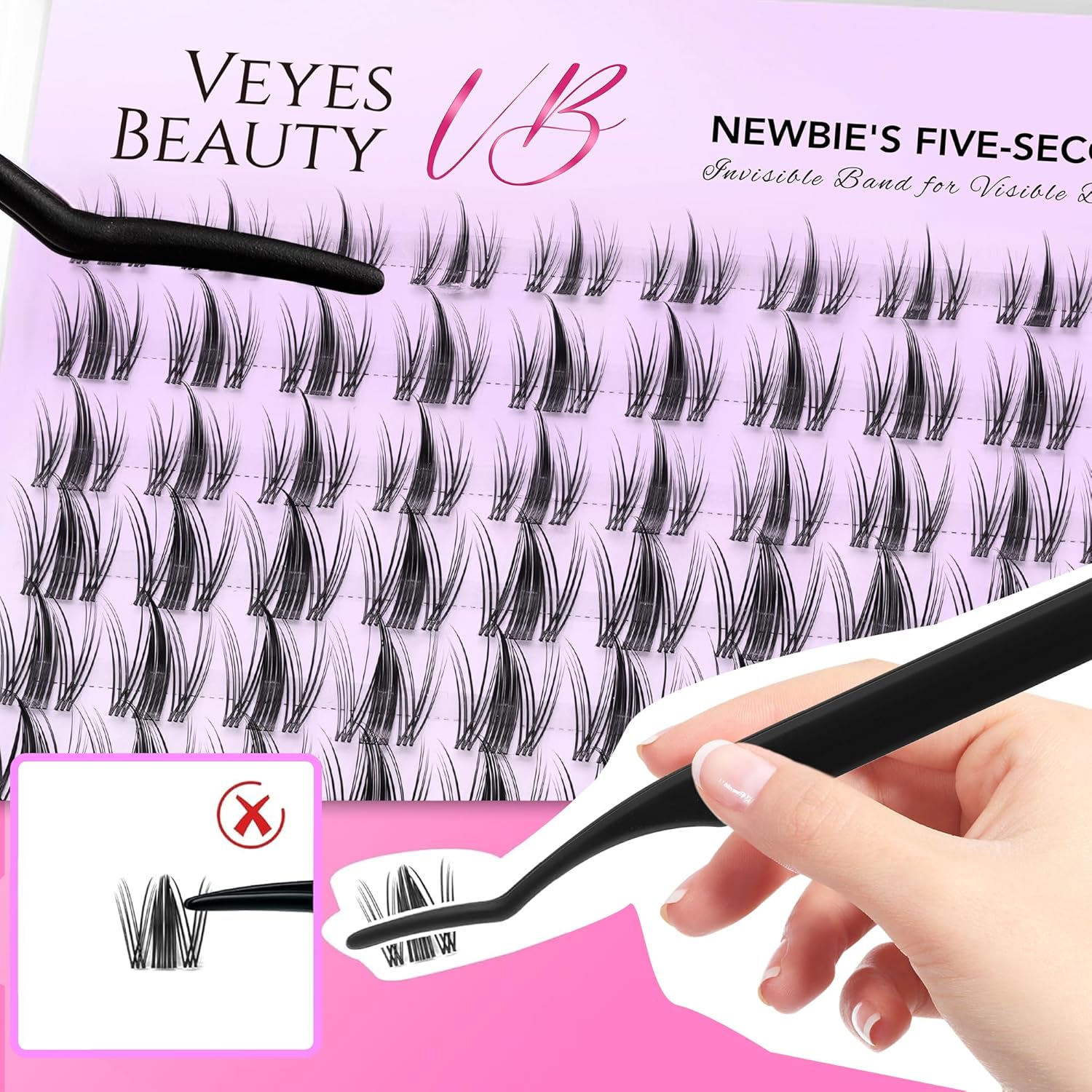 Thumbnail 5 de VEYESBEAUTY Manga Lash Clusters 💄