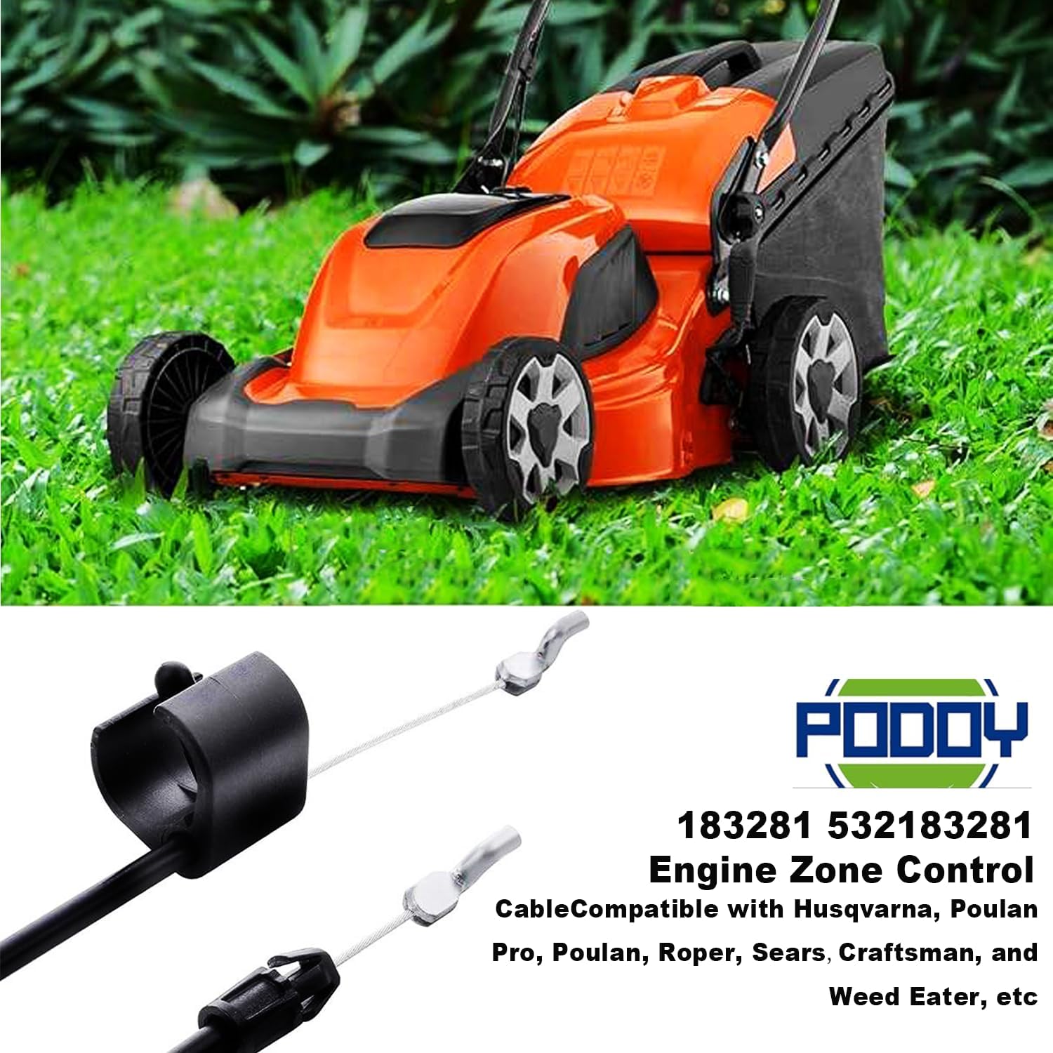 Thumbnail 1 de Engine Zone Control Cable 183281