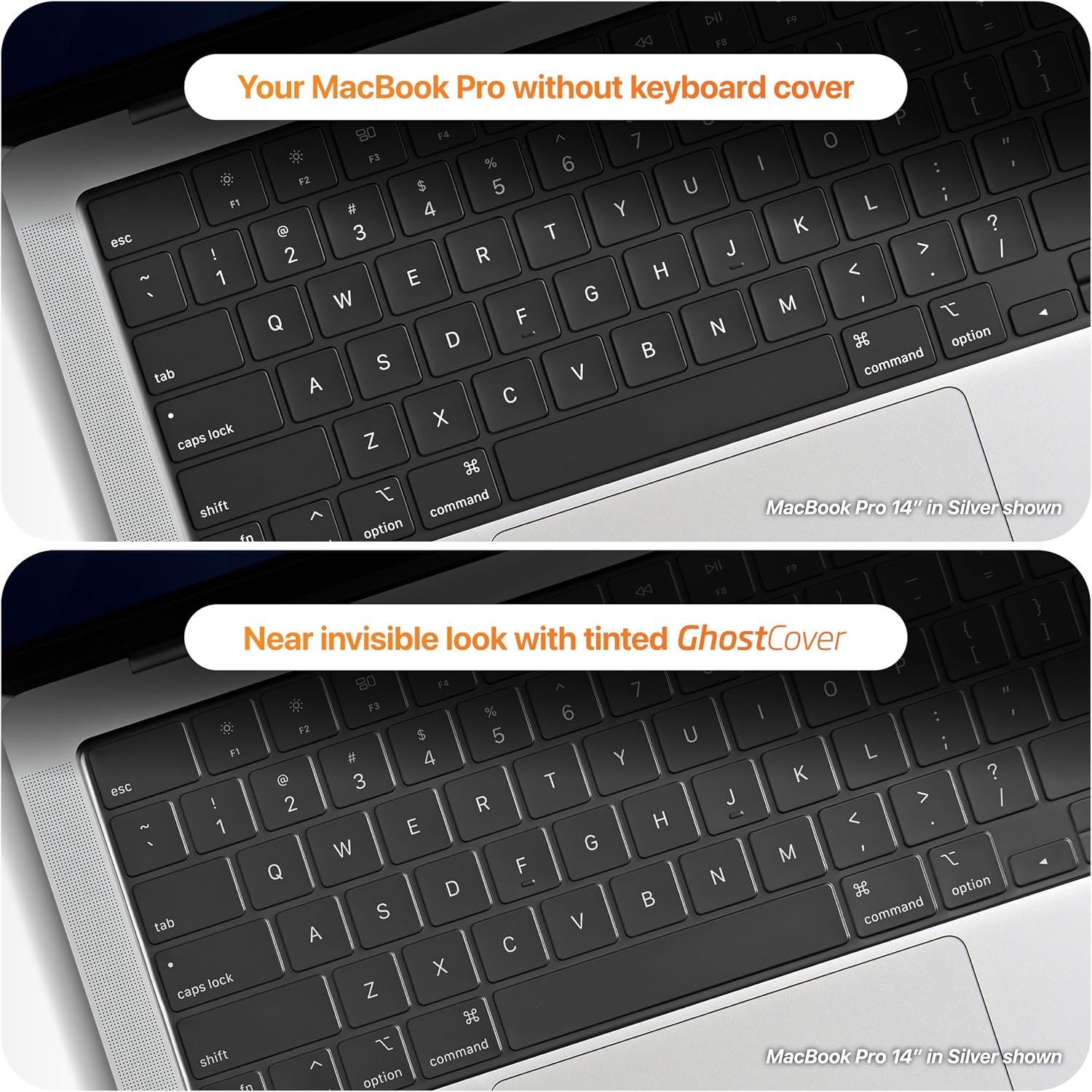 Detalle 2 de GhostCover Keyboard Cover, 0.12 mm