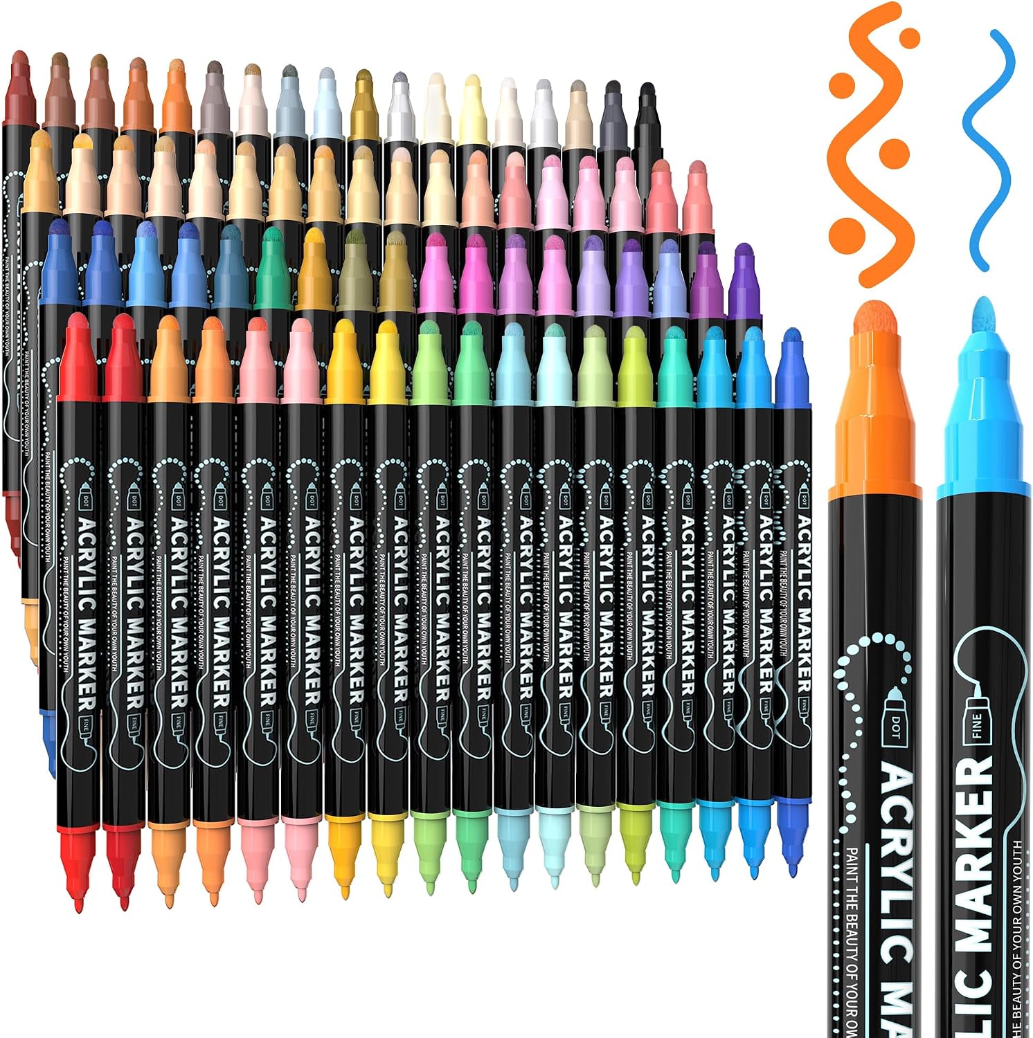 Thumbnail 6 de Paint Markers 48-Pack