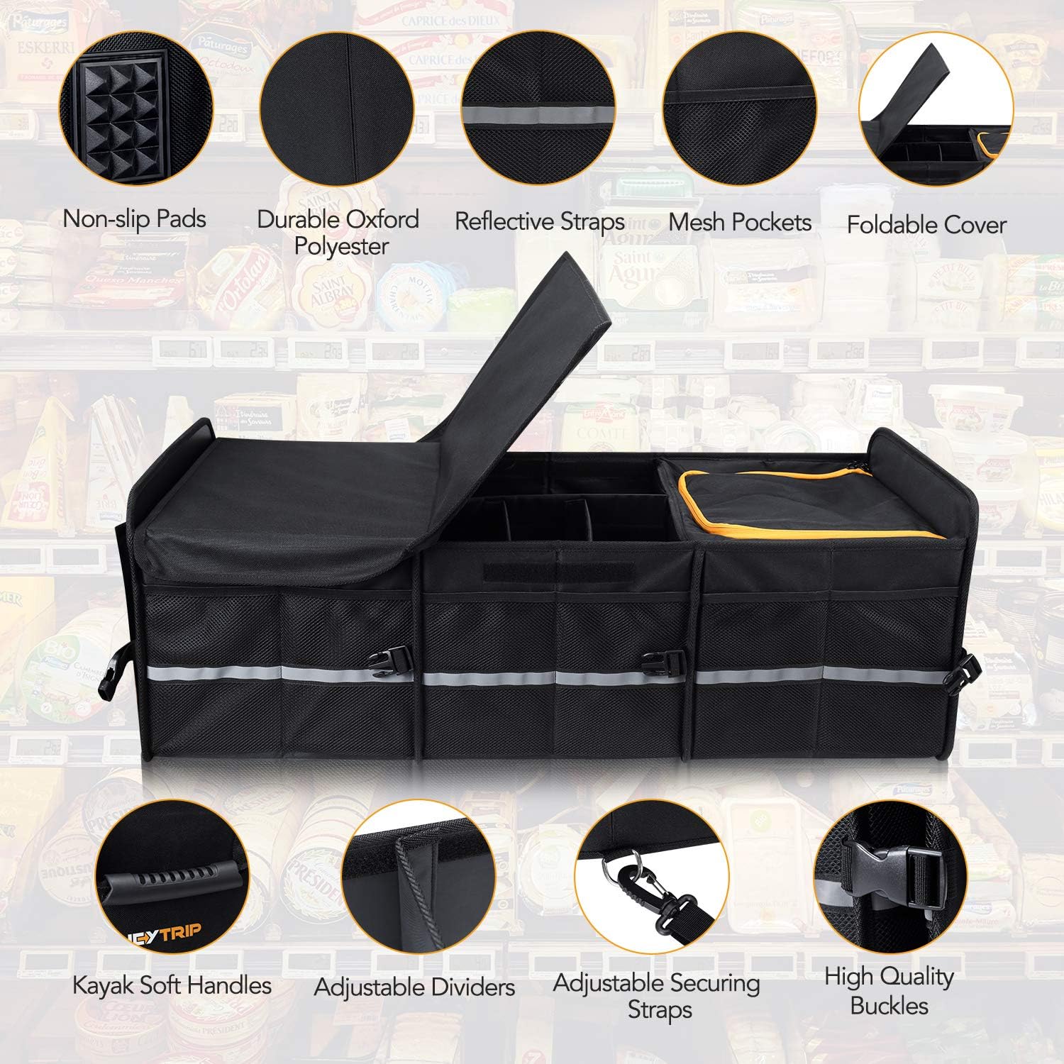 Thumbnail 5 de HEYTRIP Large Trunk Organizer with Cooler