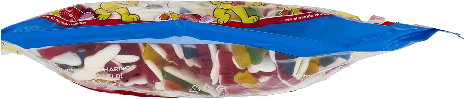 Detalle 2 de HARIBO Coccodri caramelle gommose al gusto frutta, sacco 2 kg