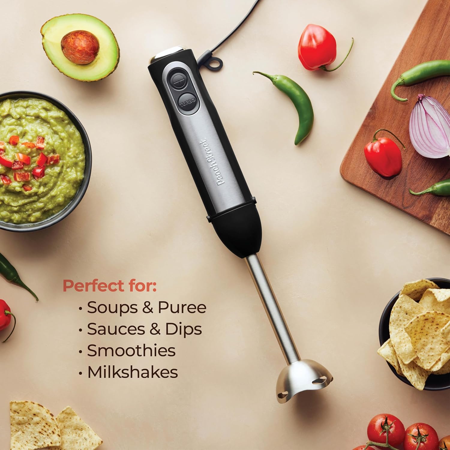 Thumbnail 2 de Powerful Immersion Blender 500W for Smoothies 🍽