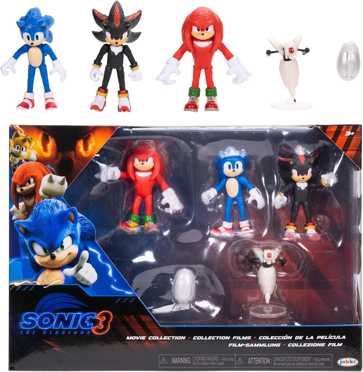Detalle de Sonic 3 Movie Action Figures 2.5-Inch Multi-Pack