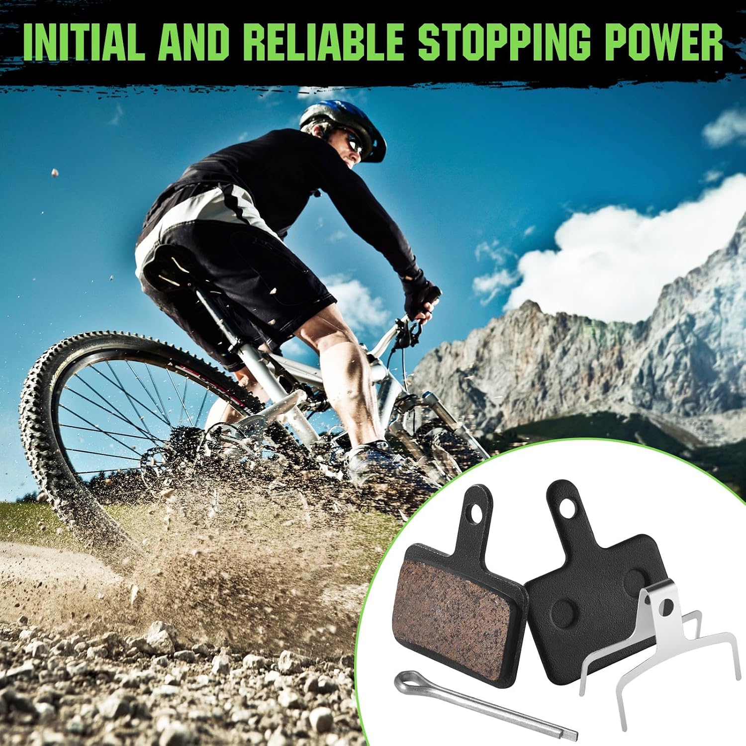 Thumbnail 6 de Zacro ceramic disc brake pads 4 pairs