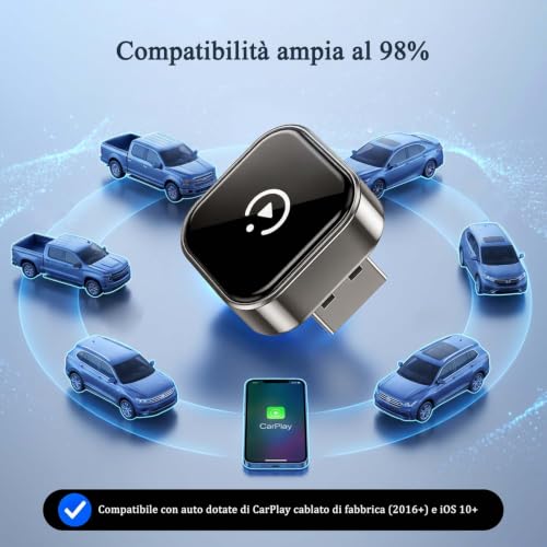 Thumbnail 6 de Adattatore CarPlay Wireless by KANANAFEEL: compatibile con veicoli CarPlay cablato
