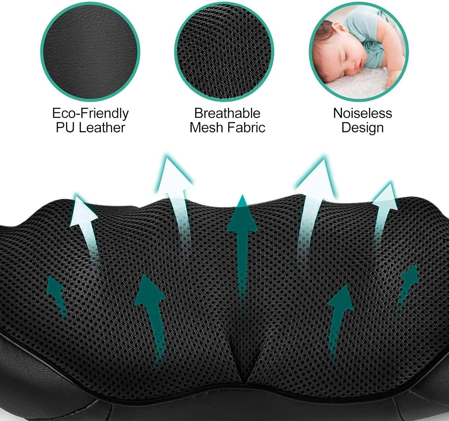 Thumbnail 1 de Medcursor Neck Massager with Heat: Deep Tissue Shiatsu for Neck, Shoulders and Back