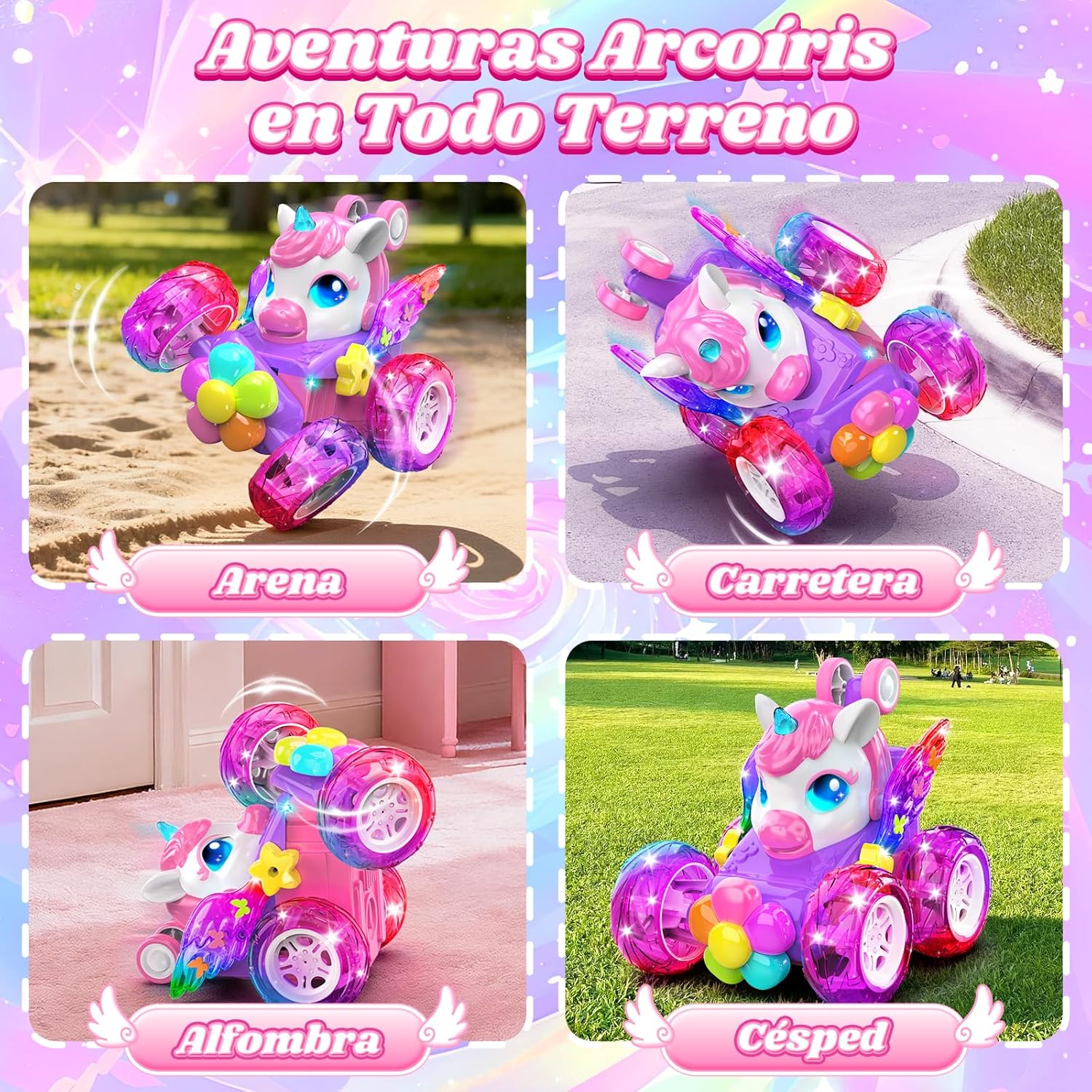 Thumbnail 4 de Coche teledirigido Unicornio 2,4Ghz para niños
