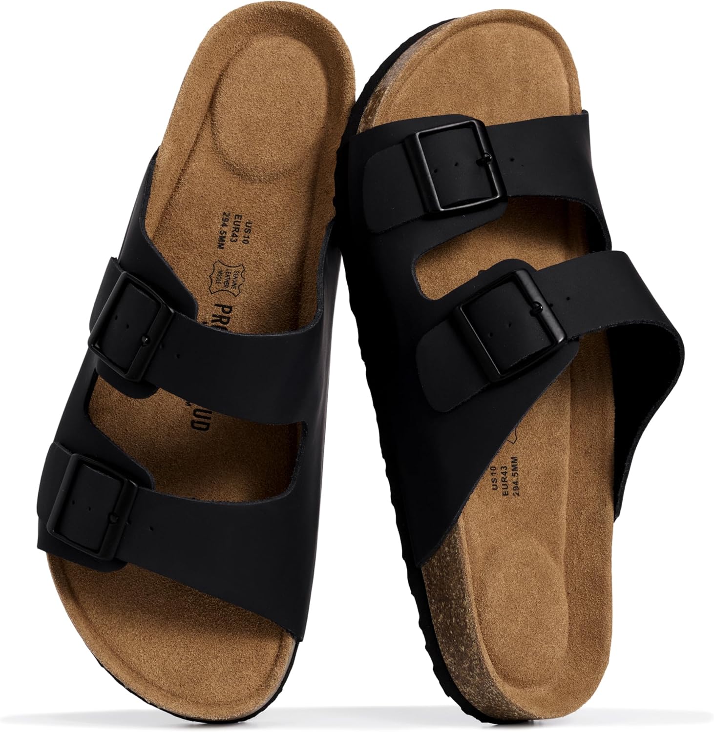 Thumbnail 4 de Project Cloud Heritage Sandal: 100% Genuine Leather Mens Sandals with Memory Foam Insole