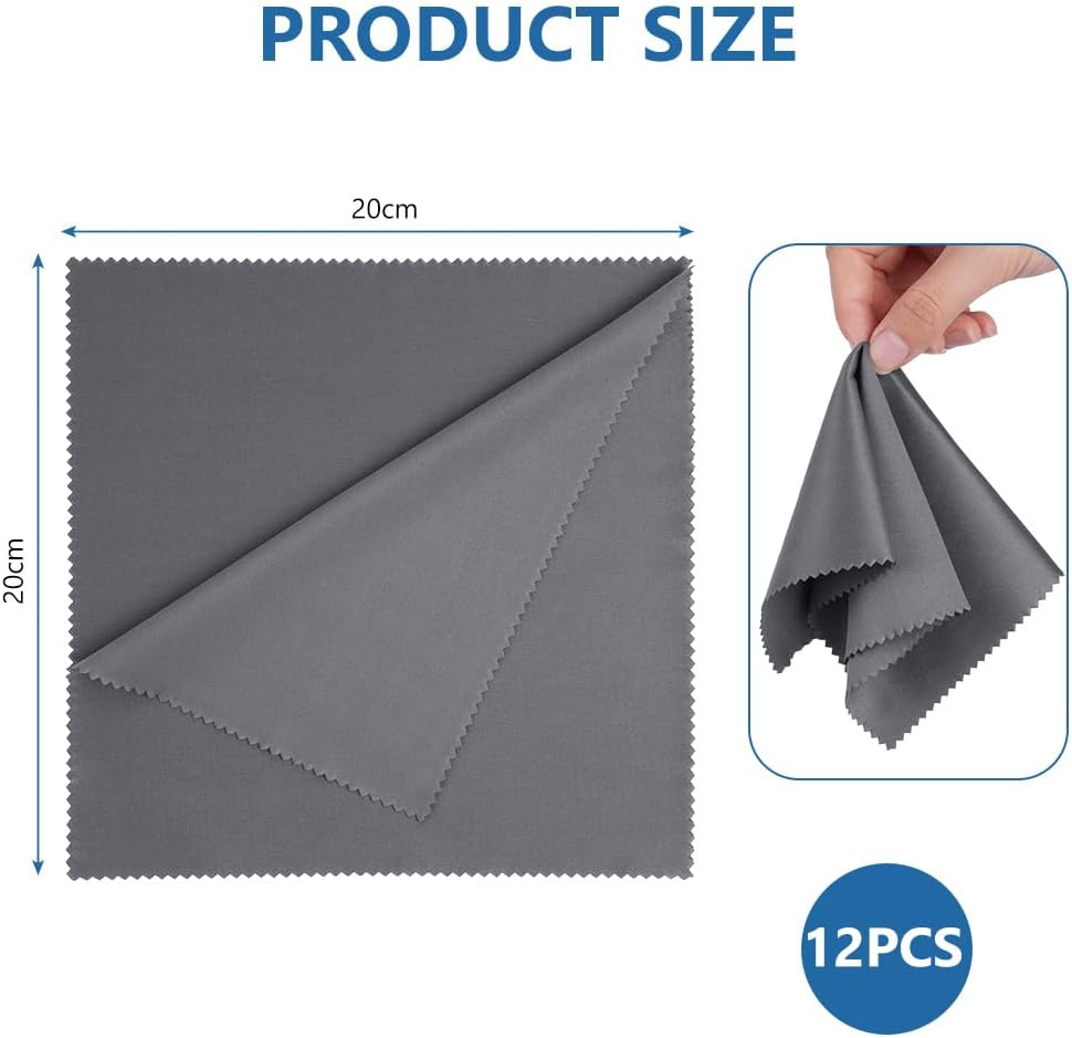 Detalle 2 de ACWOO FLD-JB-0501 ściereczki z mikrofibry, 12 szt., 20 × 20 cm