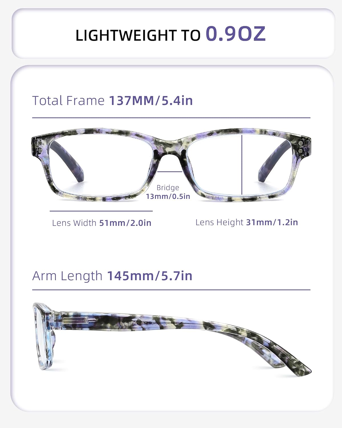 Detalle 2 de JOLISU Reading Glasses 1.75