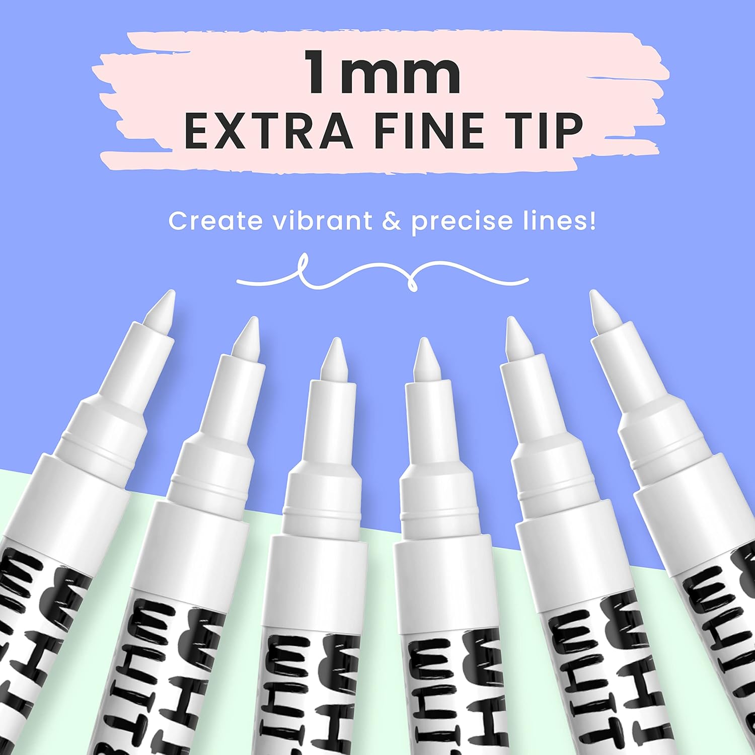 Thumbnail 1 de Chalkola Chalk Marqueurs Blanc 1mm