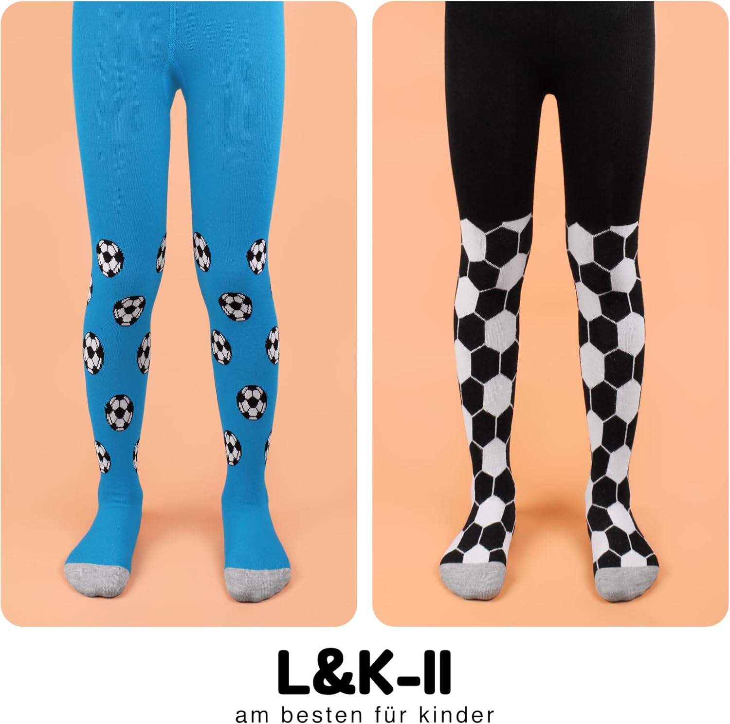 Thumbnail 3 de Lot de 3/6 collants bébé garçon tricotés L&K-II multicolores (réf. 2717)