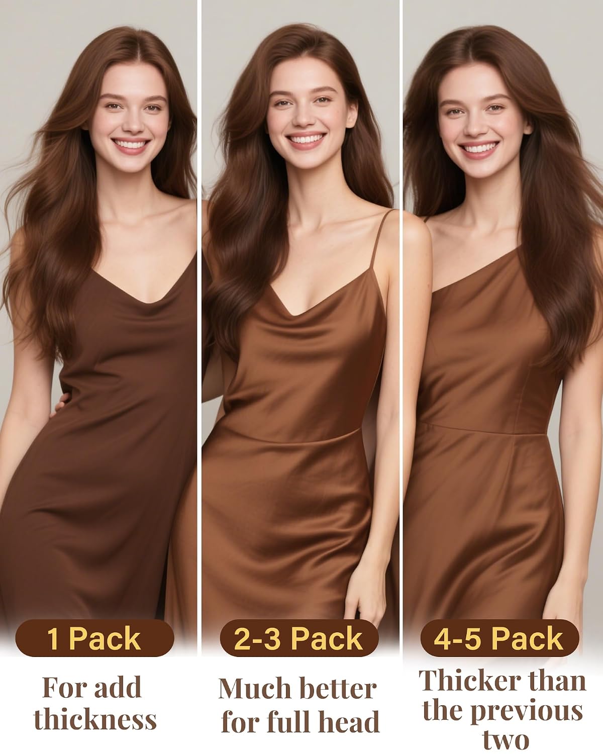 Detalle de Hetto Tape Extensions Echthaar, Aschblond, 50 cm – 20 Stücke, 50 g, 100% Remy Haar