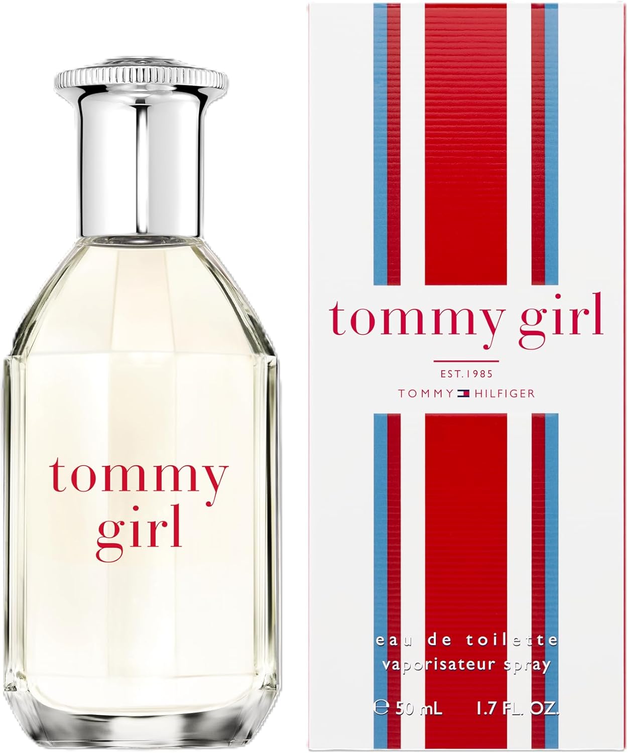 Thumbnail 1 de Tommy Girl Eau de Toilette 50 ml by Tommy Hilfiger — A fresh, fruity-floral scent with a Guided nod to 90s Americana