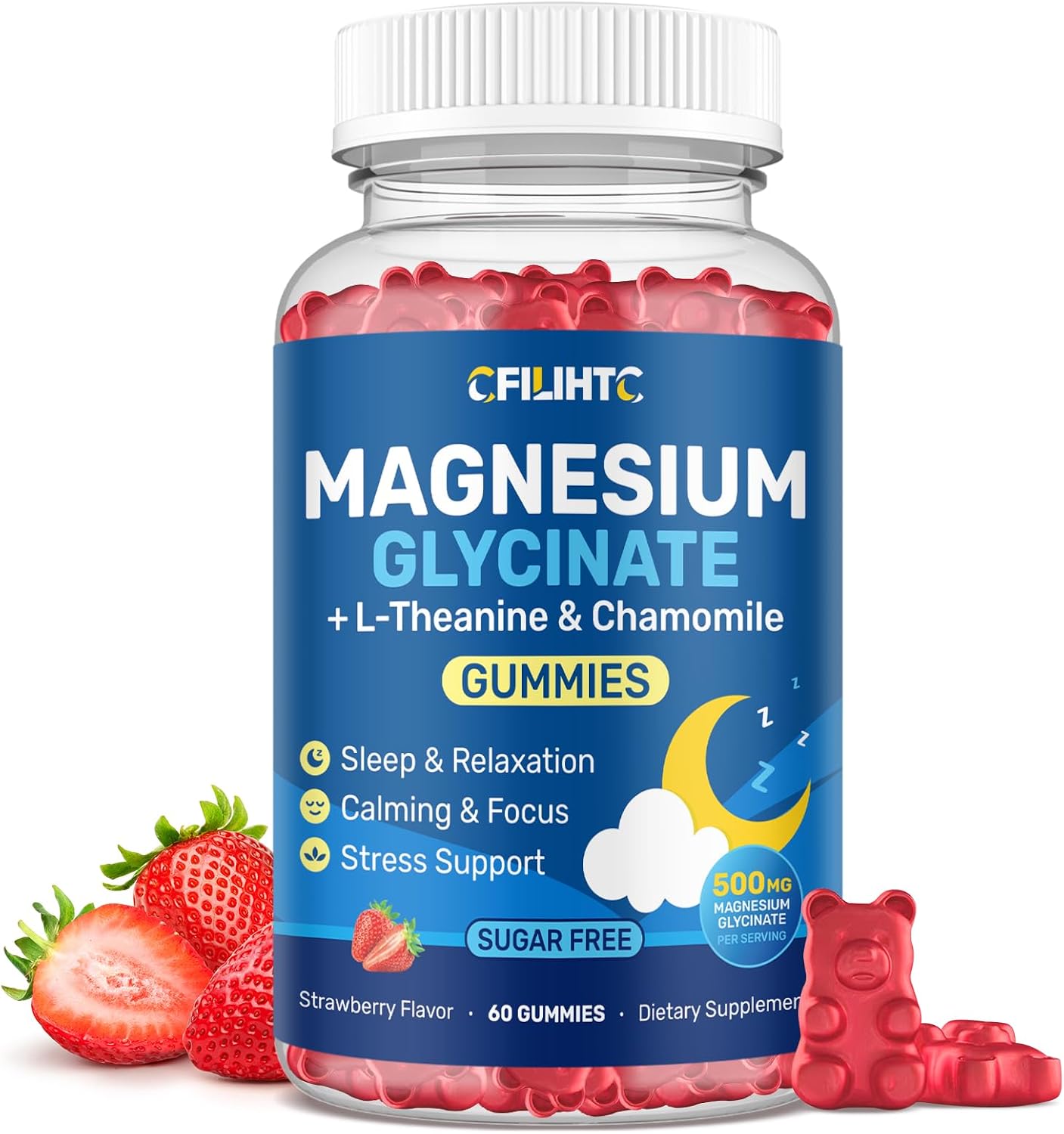Detalle de Magnesium Glycinate Gummies 500 mg