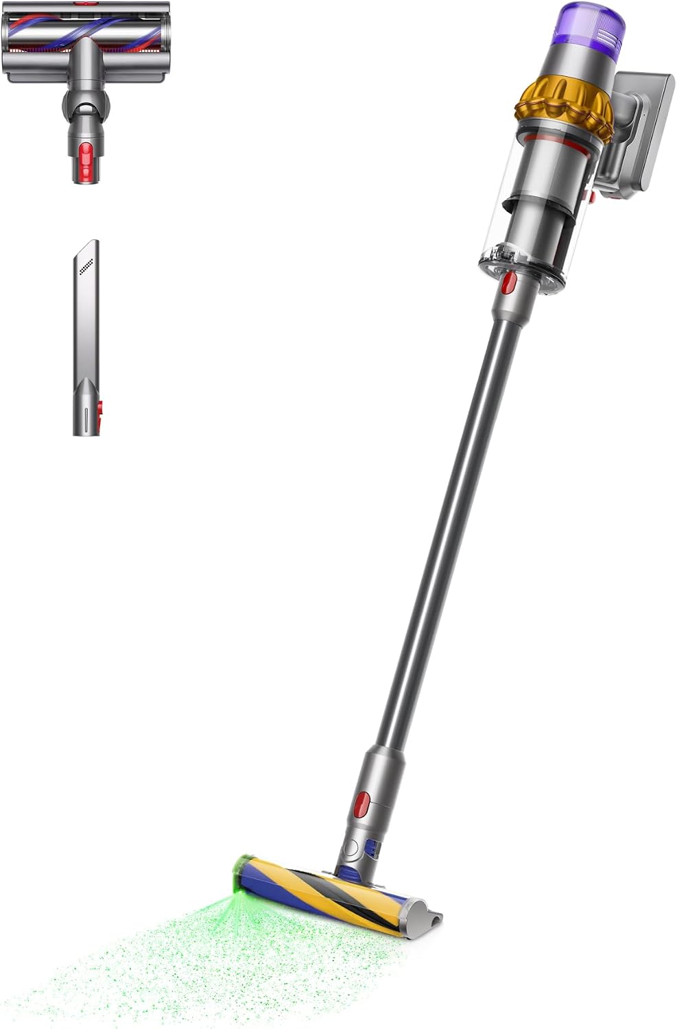 Detalle de Dyson V15 Detect Origin 490828-01 Cordless Vacuum with Dust Illumination
