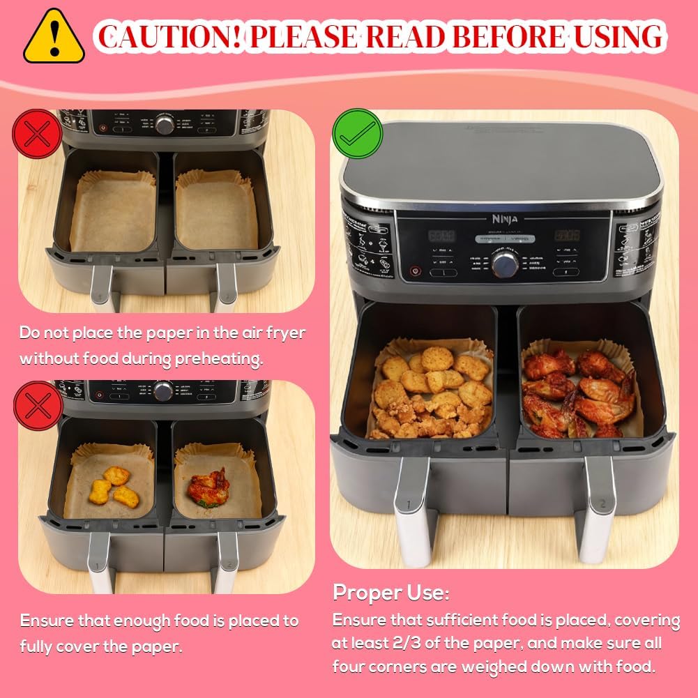 Thumbnail 5 de BYKITCHEN Air Fryer Liners 100pcs