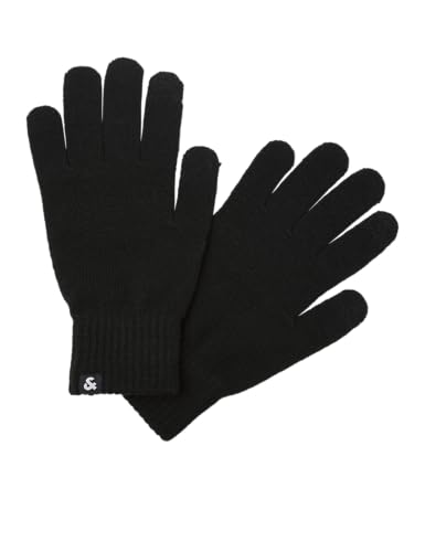 Detalle 2 de JACK & JONES Gloves One Size guantes negros