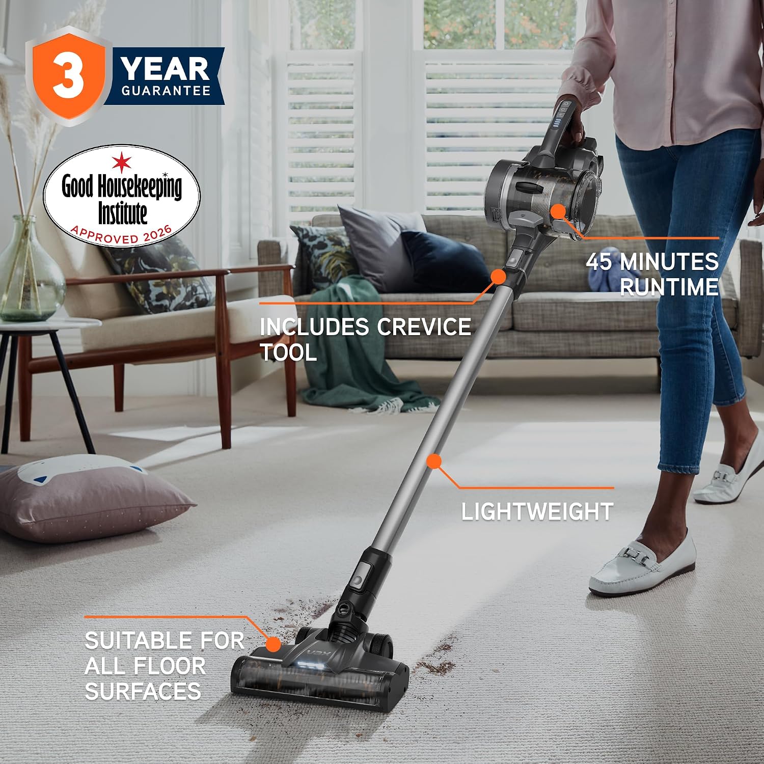 Detalle 2 de Vax Blade 4 Classic Cordless 45‑minute stick vacuum